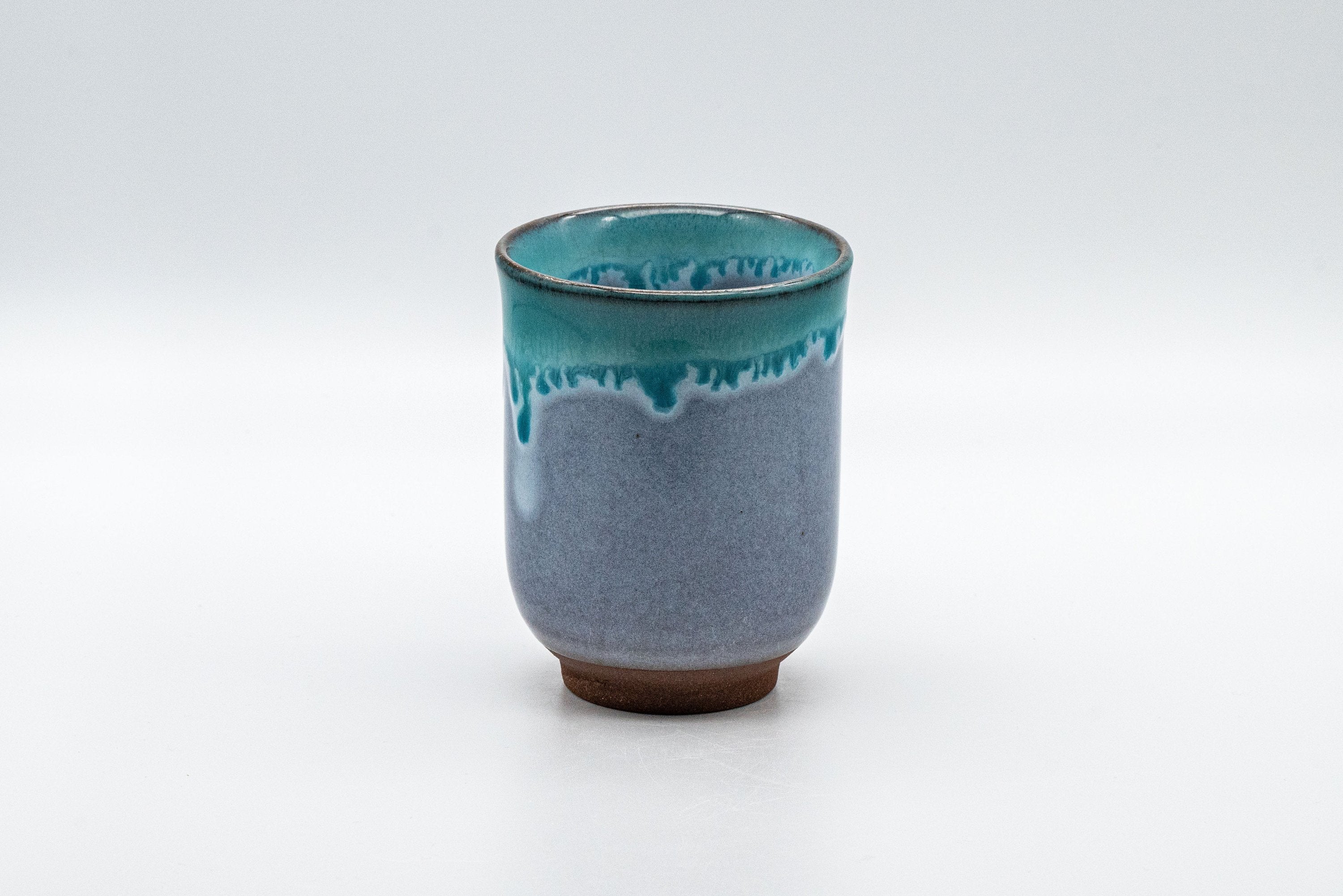 Japanese Teacup - Turquoise Tsutsu-gata Yunomi - 170ml