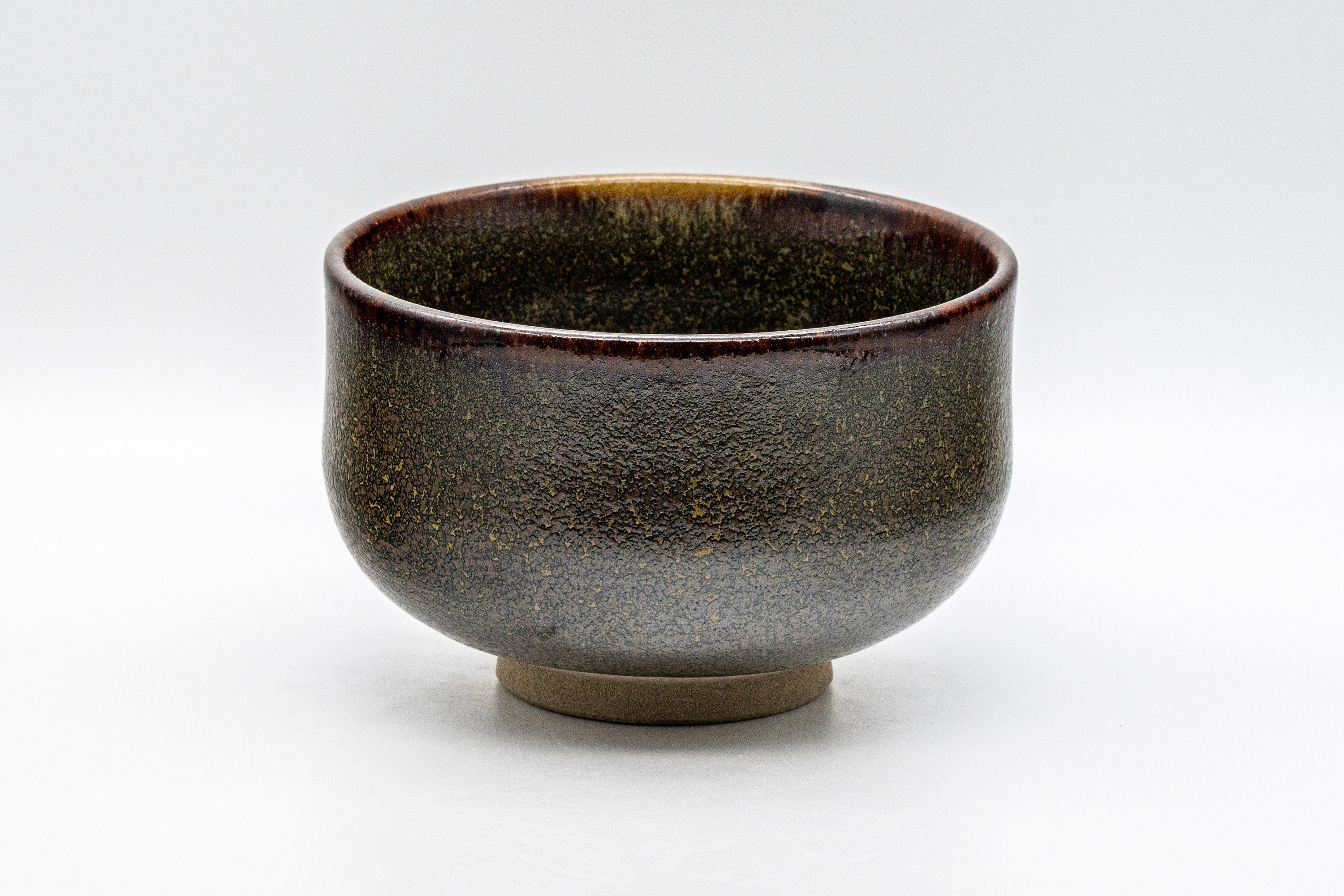 Japanese Matcha Bowl - Drip Glazed Hantsutsu-gata Chawan - 500ml