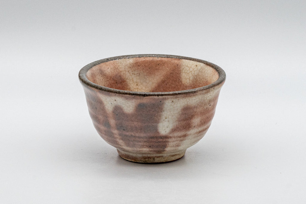 Japanese Teacup - Shino Glazed Wan-nari Guinomi - 65ml