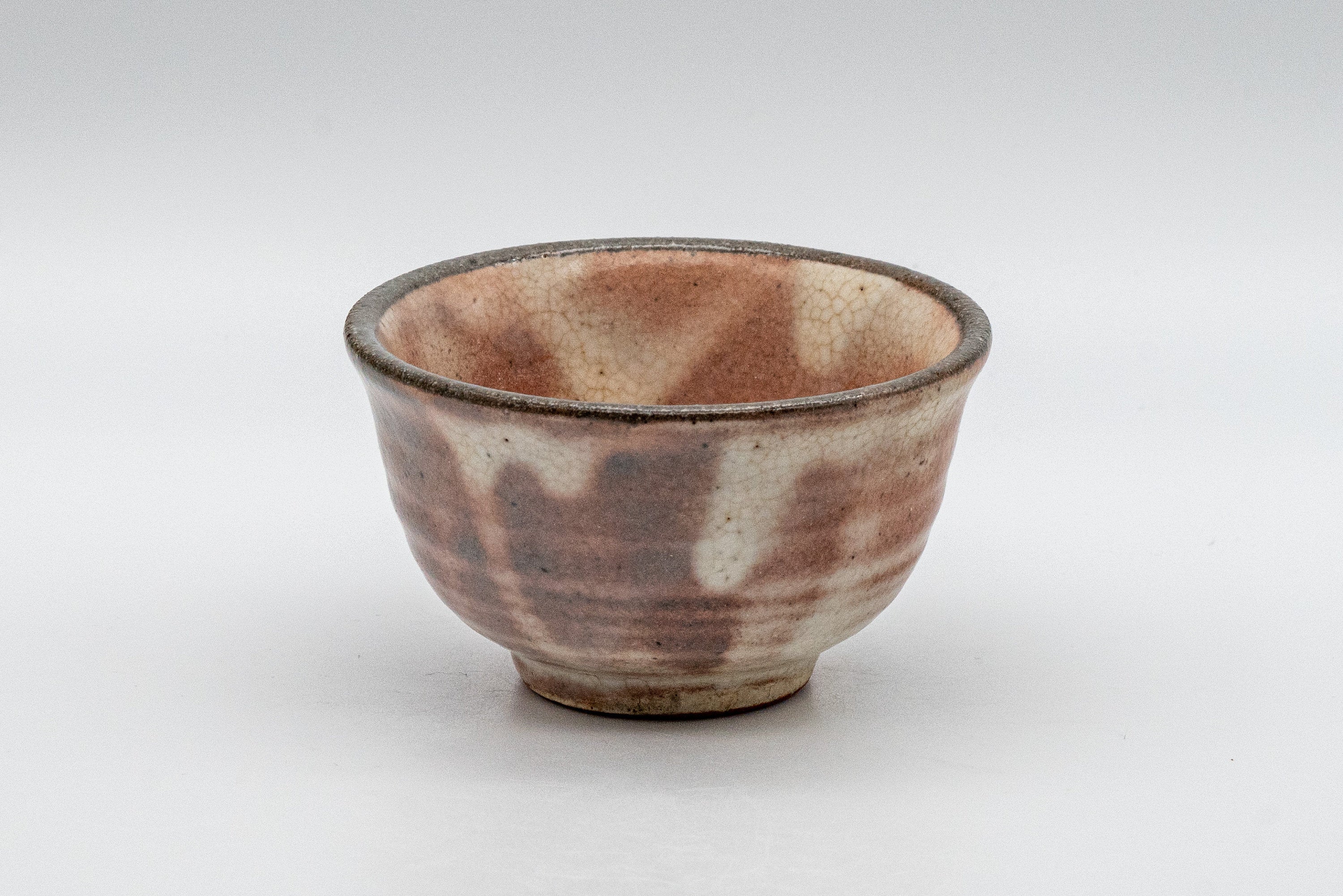 Japanese Teacup - Shino Glazed Wan-nari Guinomi - 65ml