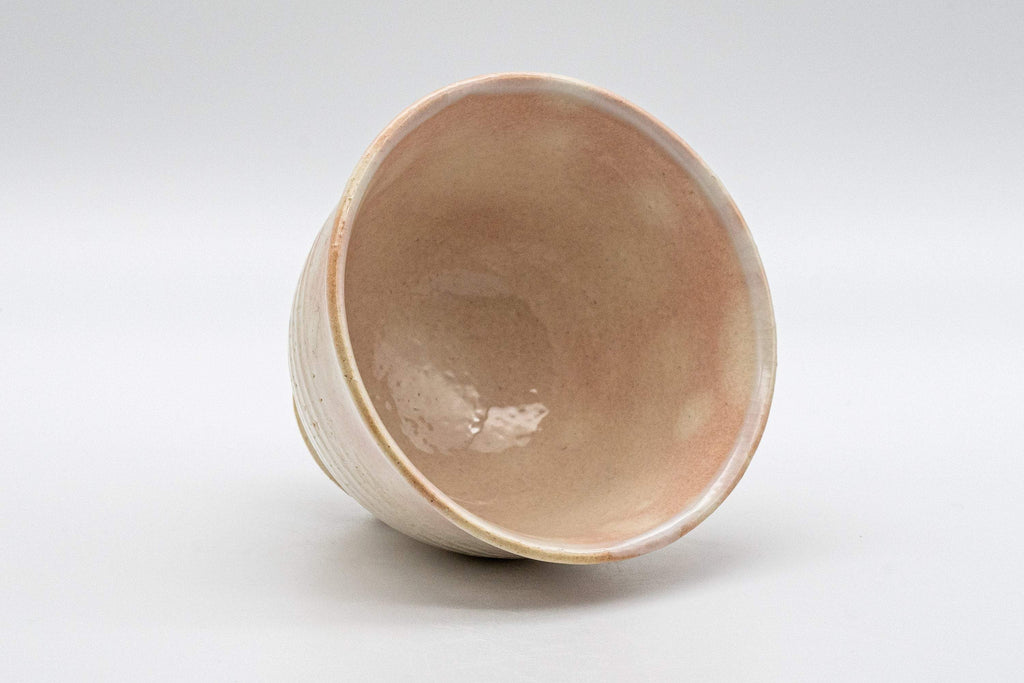 Japanese Teacup - Tsubaki Kiln 椿窯 天鵬山 - Gohonte Hagi-yaki Yunomi - 130ml