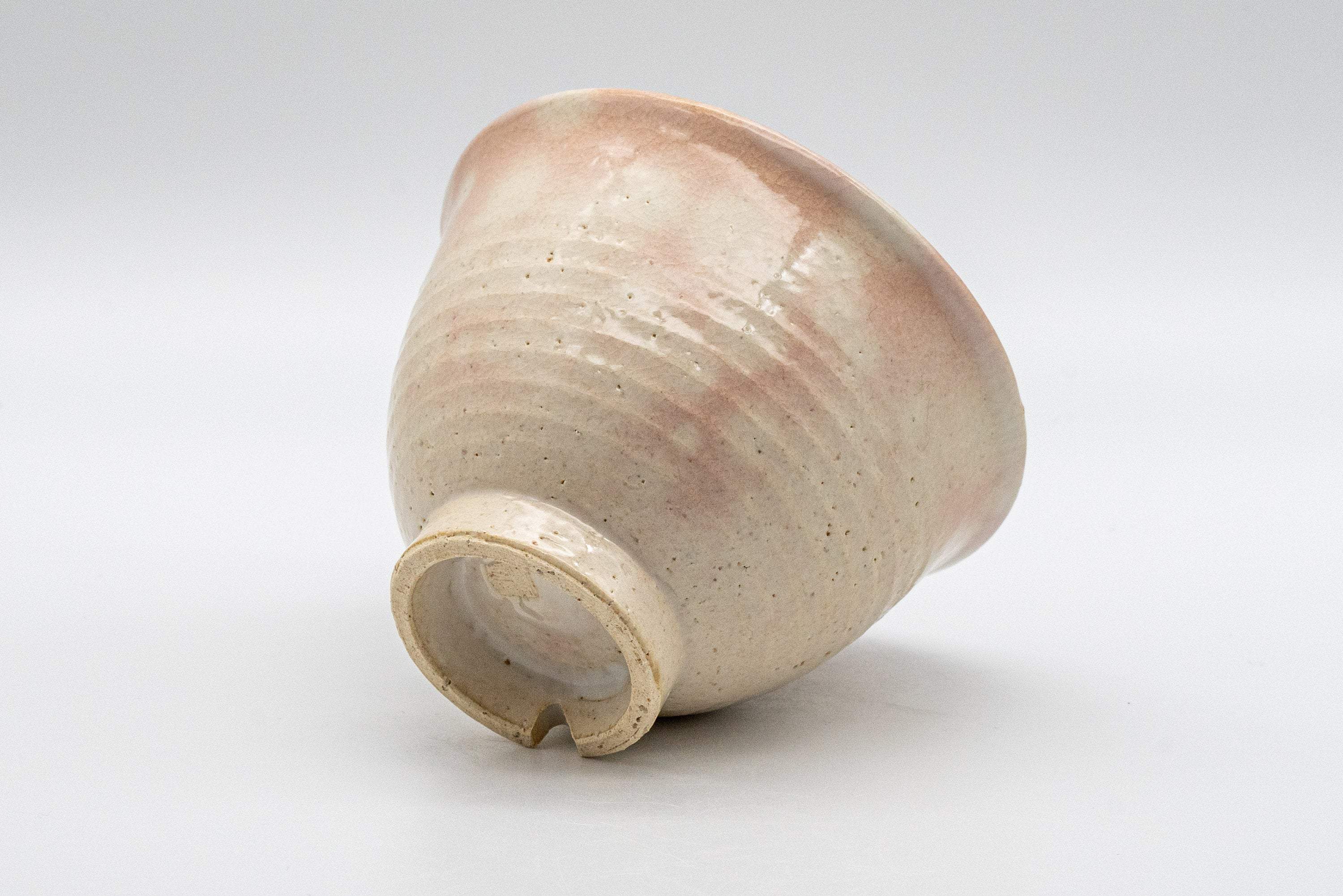 Japanese Teacup - Tsubaki Kiln 椿窯 天鵬山 - Gohonte Hagi-yaki Yunomi - 130ml