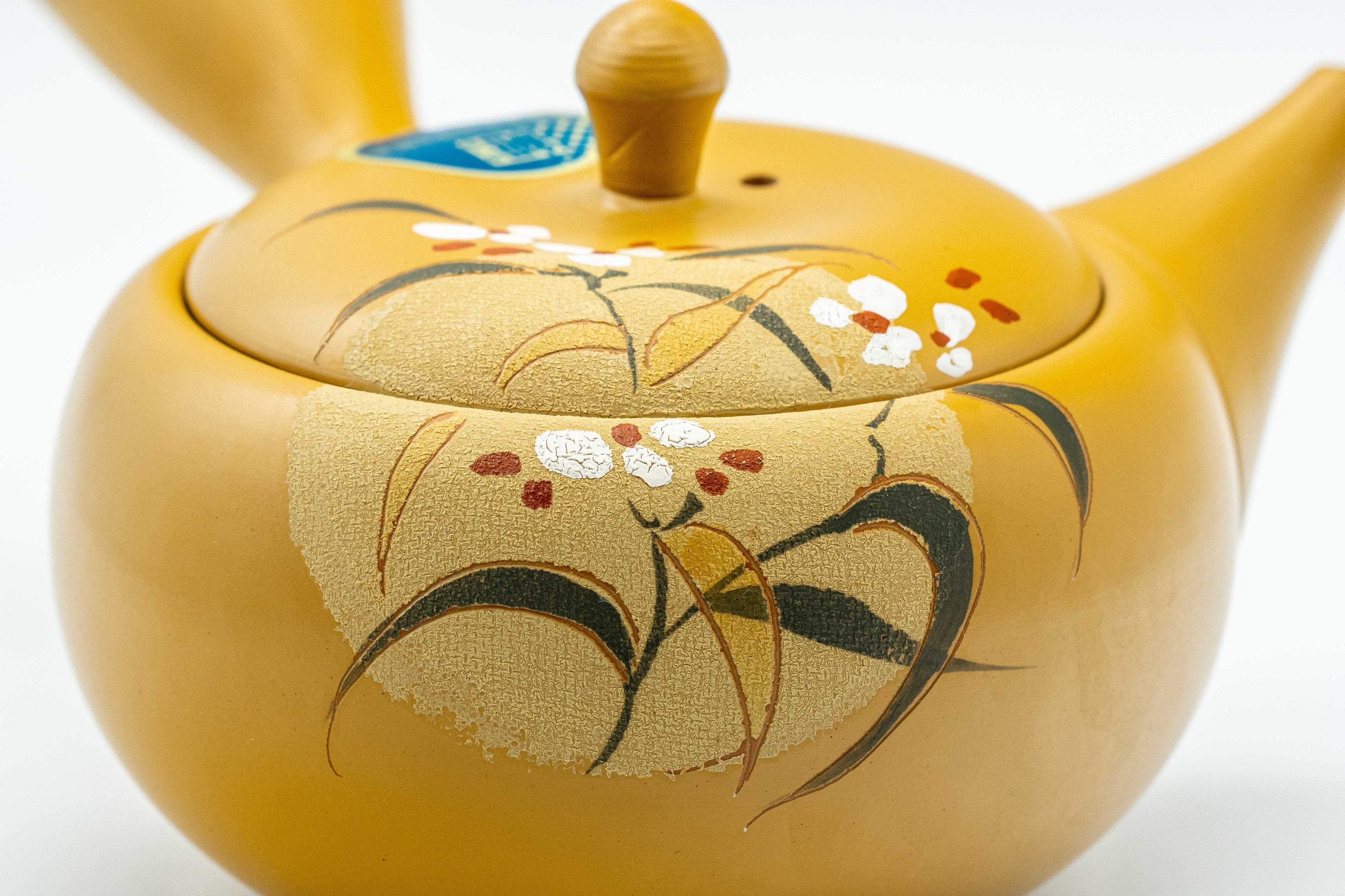 Japanese Kyusu - 高資窯 Takasuke Kiln - Sasame Filter Tokoname-yaki Teapot - 250ml