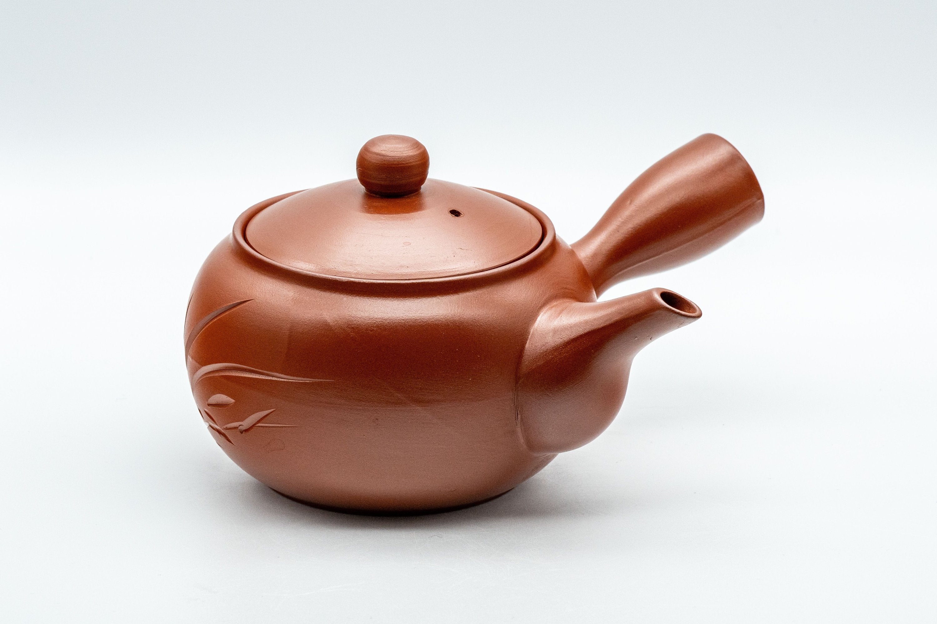 Japanese Kyusu - Maru-gata Tokoname-yaki Debeso Teapot - 275ml