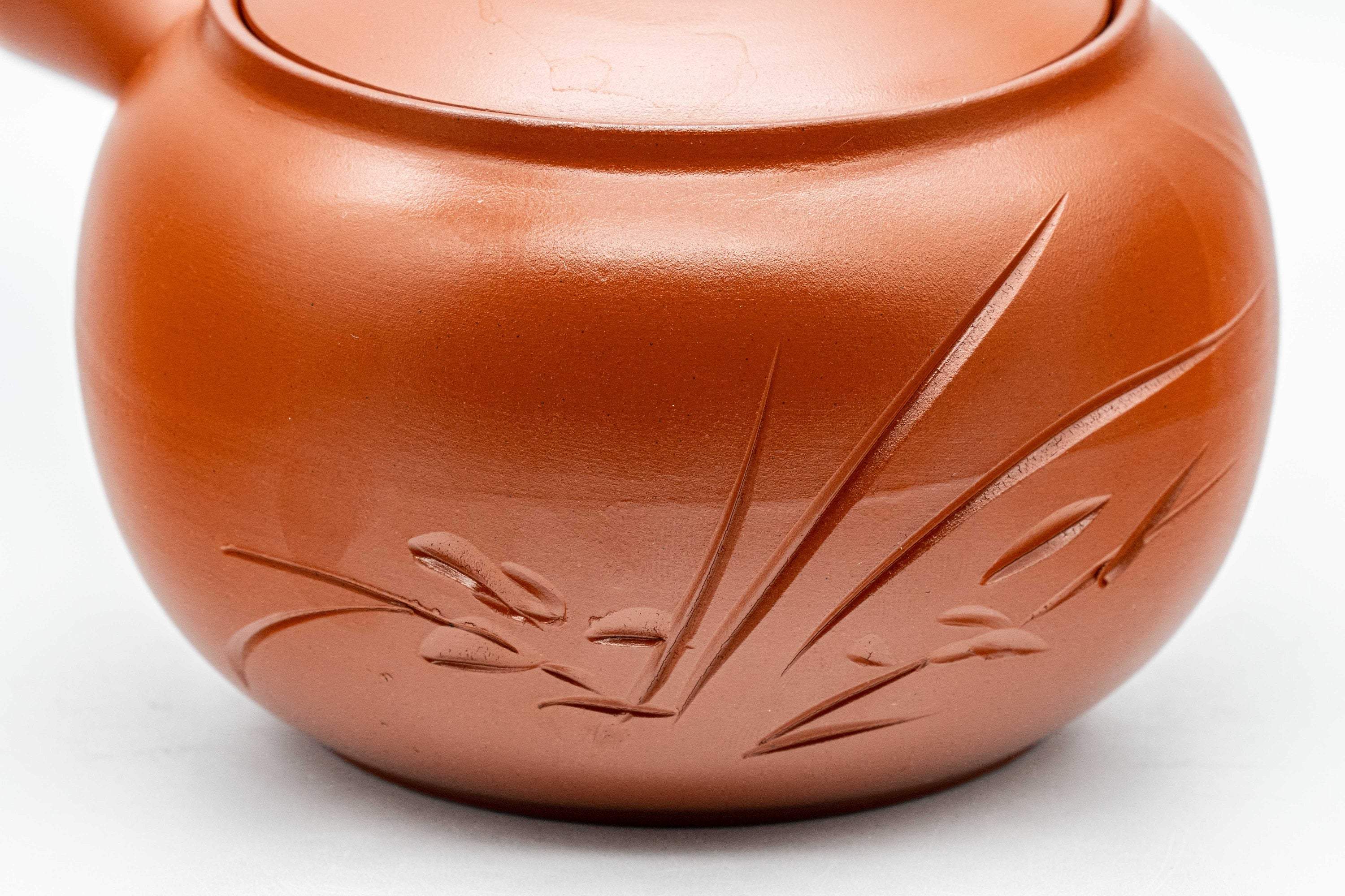 Japanese Kyusu - Maru-gata Tokoname-yaki Debeso Teapot - 275ml