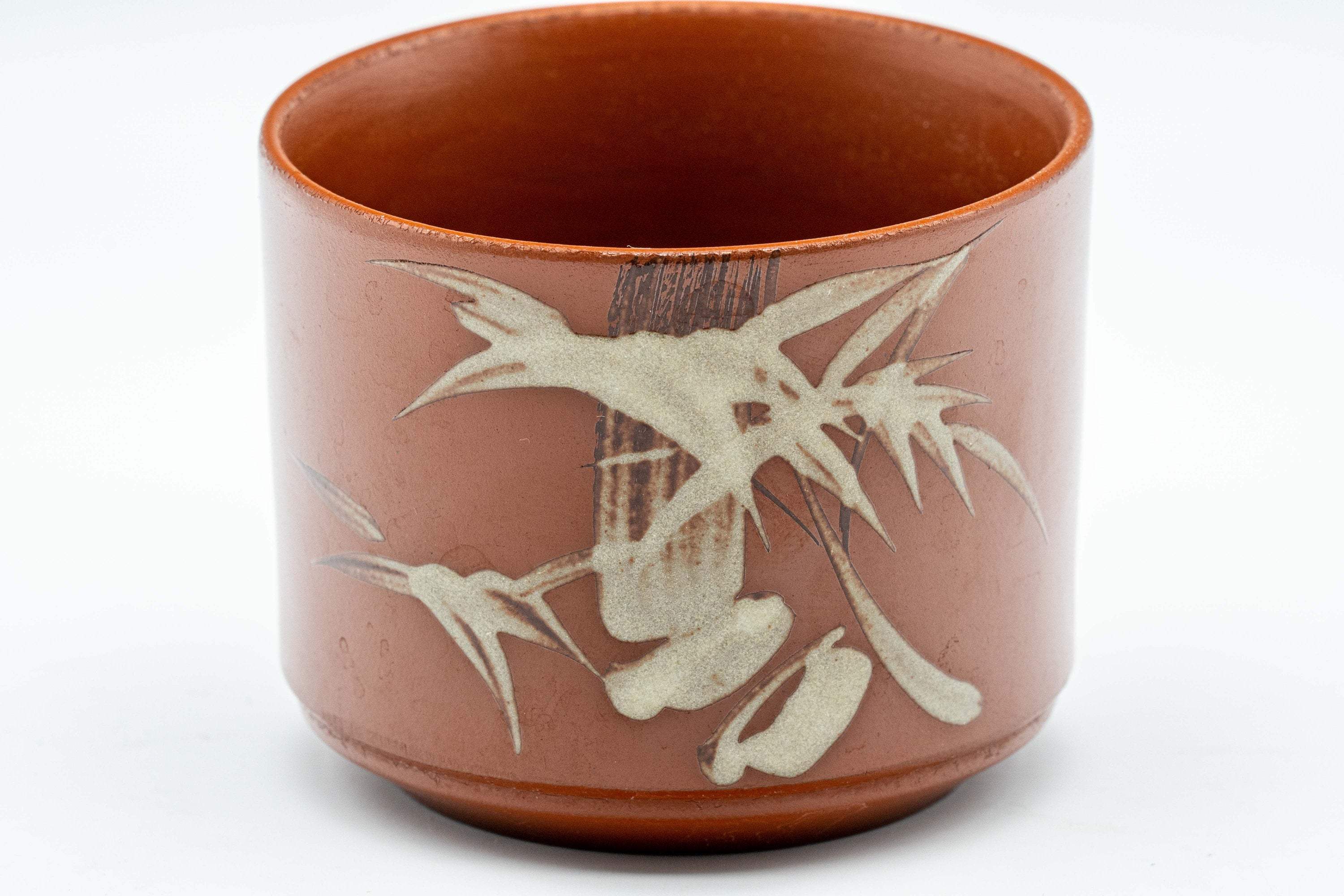Japanese Teacup - 亮泉 朱泥 Tsutsu-gata Tokoname-yaki Yunomi - 115ml