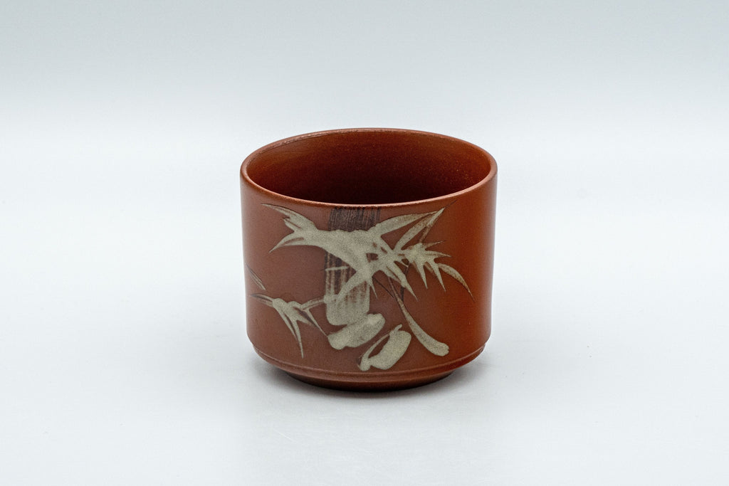 Japanese Teacup - 亮泉 朱泥 Tsutsu-gata Tokoname-yaki Yunomi - 115ml