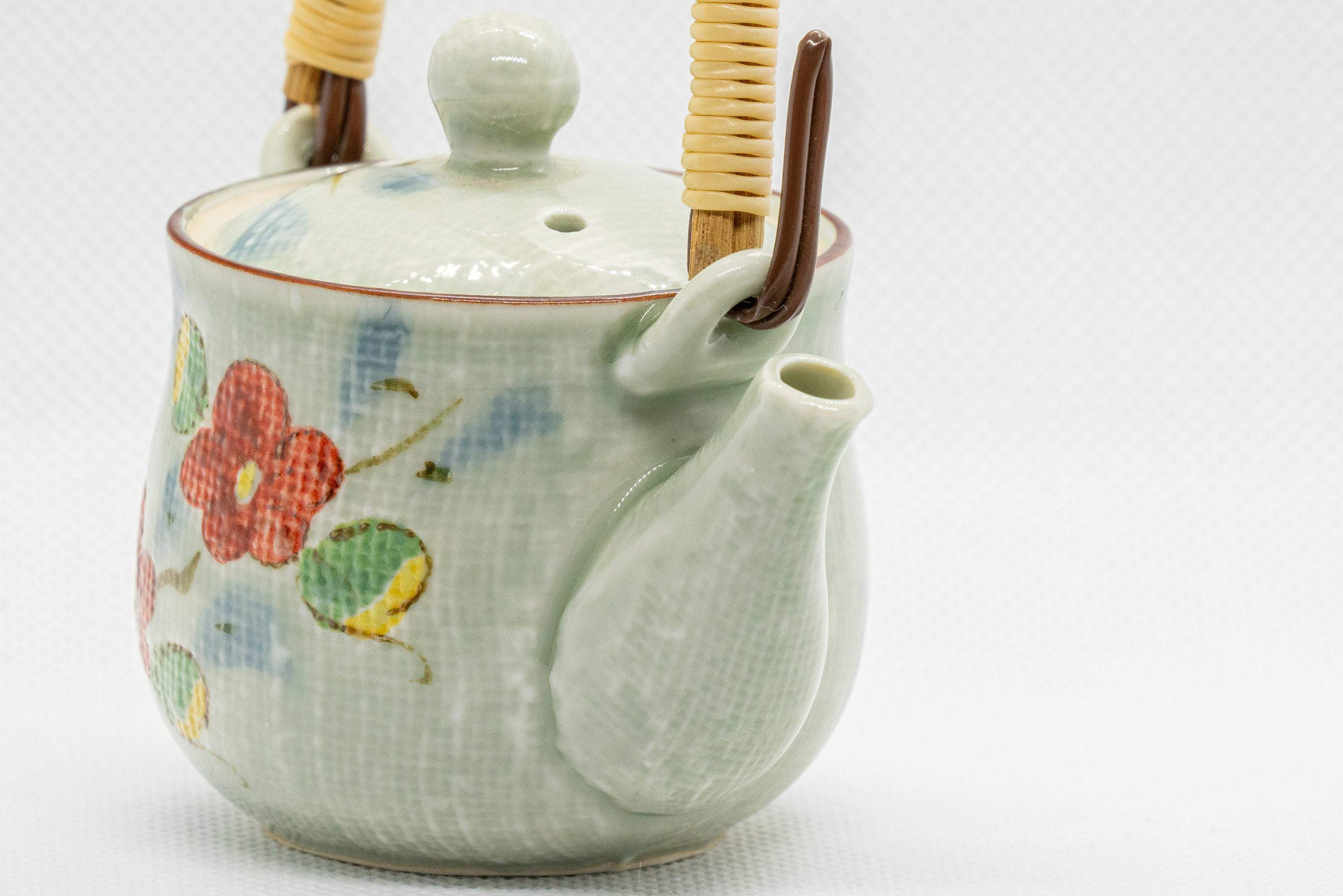Japanese Dobin - Small Floral Top-handle Teapot - 90ml