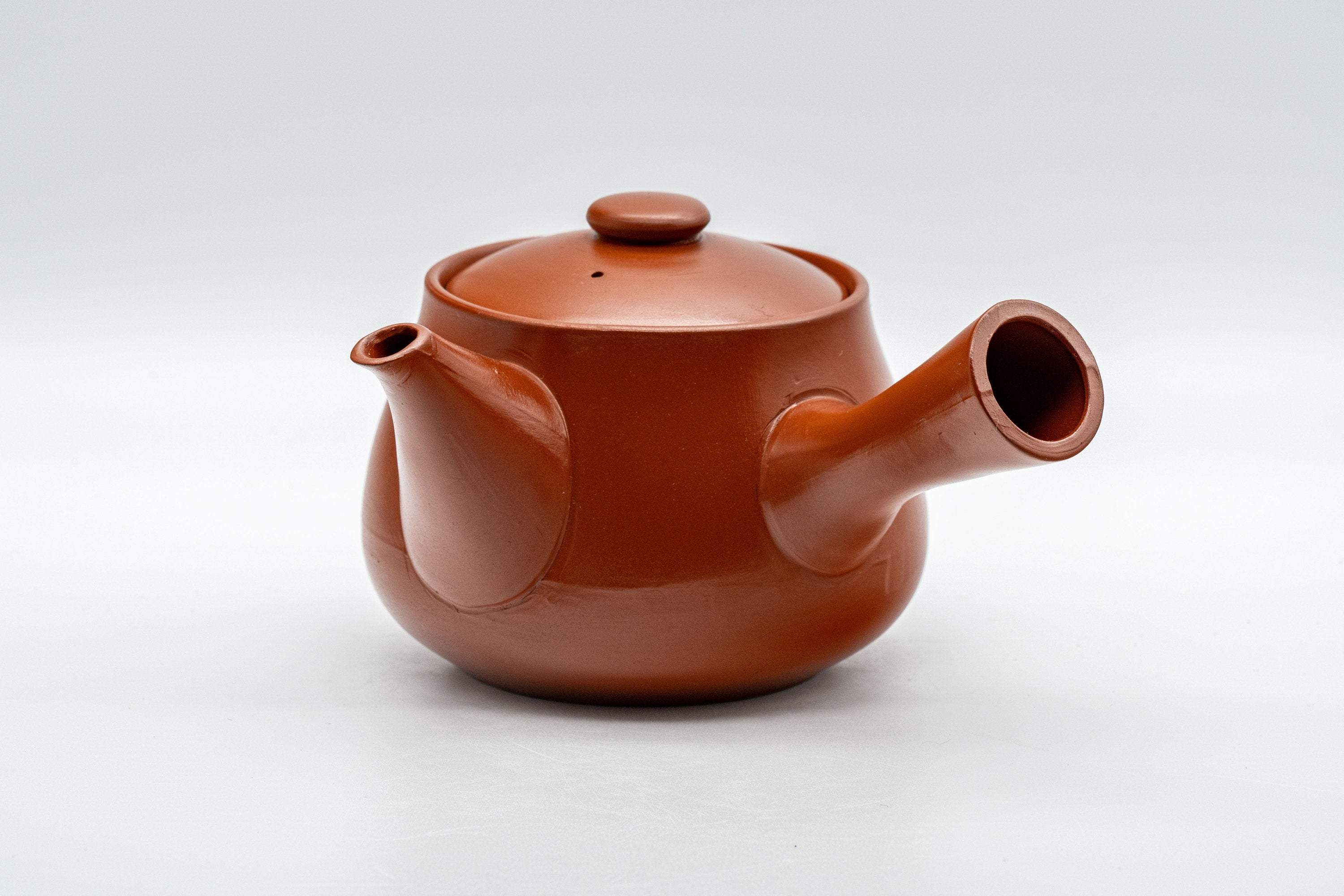 Japanese Tea Set - Tokoname-yaki Nasu-gata Debeso Kyusu with 5 Yunomi - 300ml