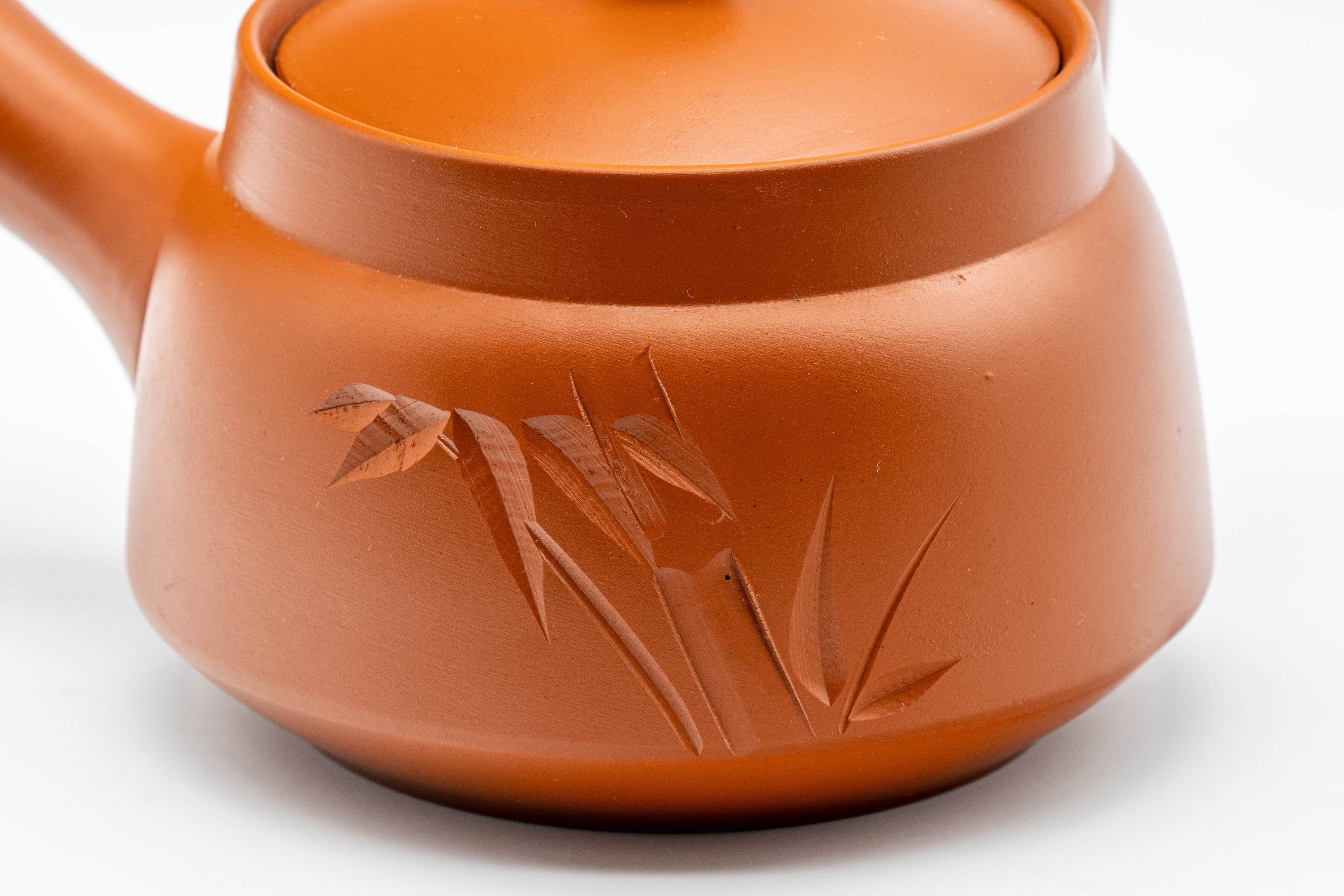 Japanese Tea Set - 寿泉 Bamboo Tokoname-yaki Debeso Kyusu with 4 Yunomi - 350ml