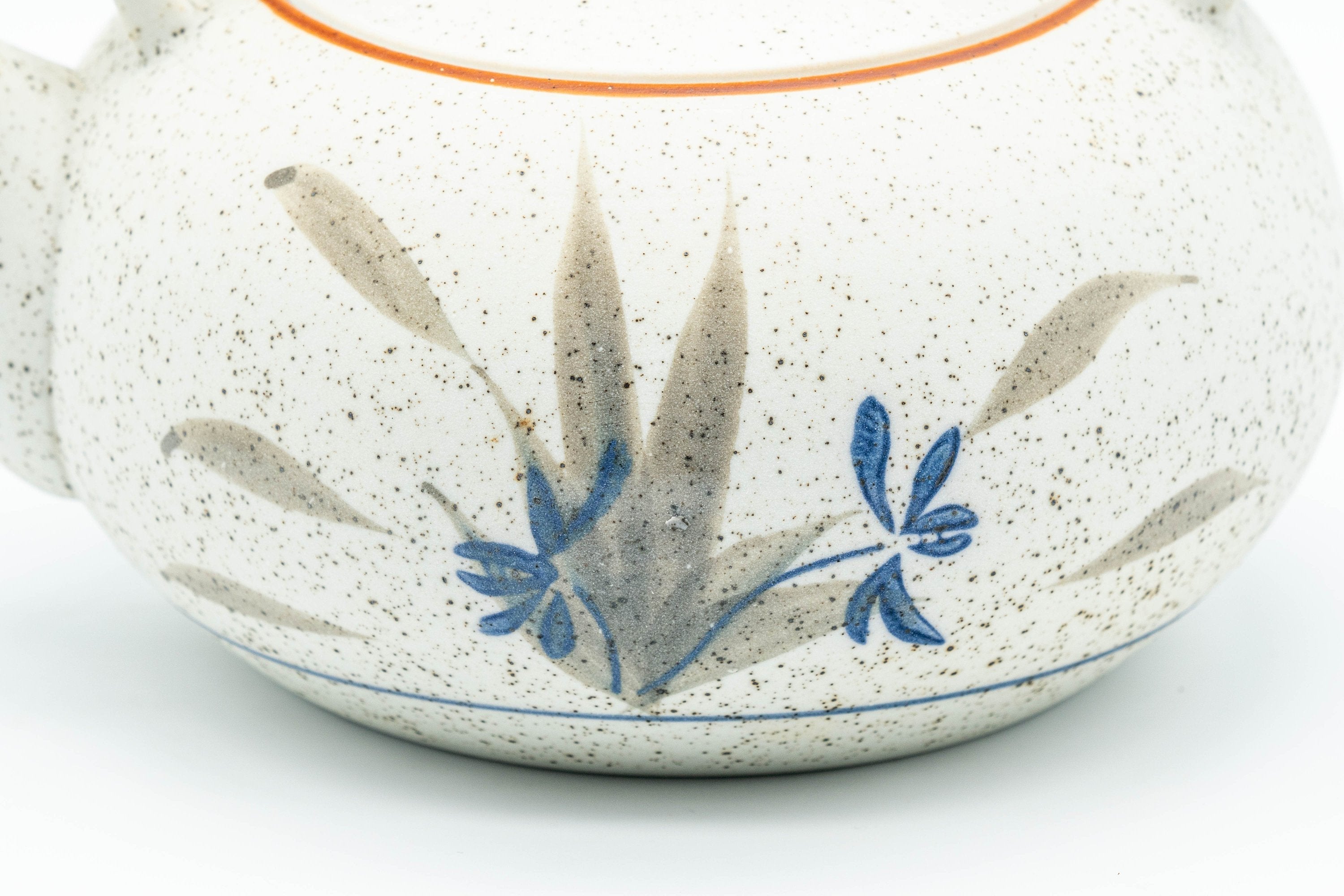 Japanese Tea Set - 西峰窯 Arita-yaki Porcelain Dobin Teapot with 6 Cups - Nishimine Kiln