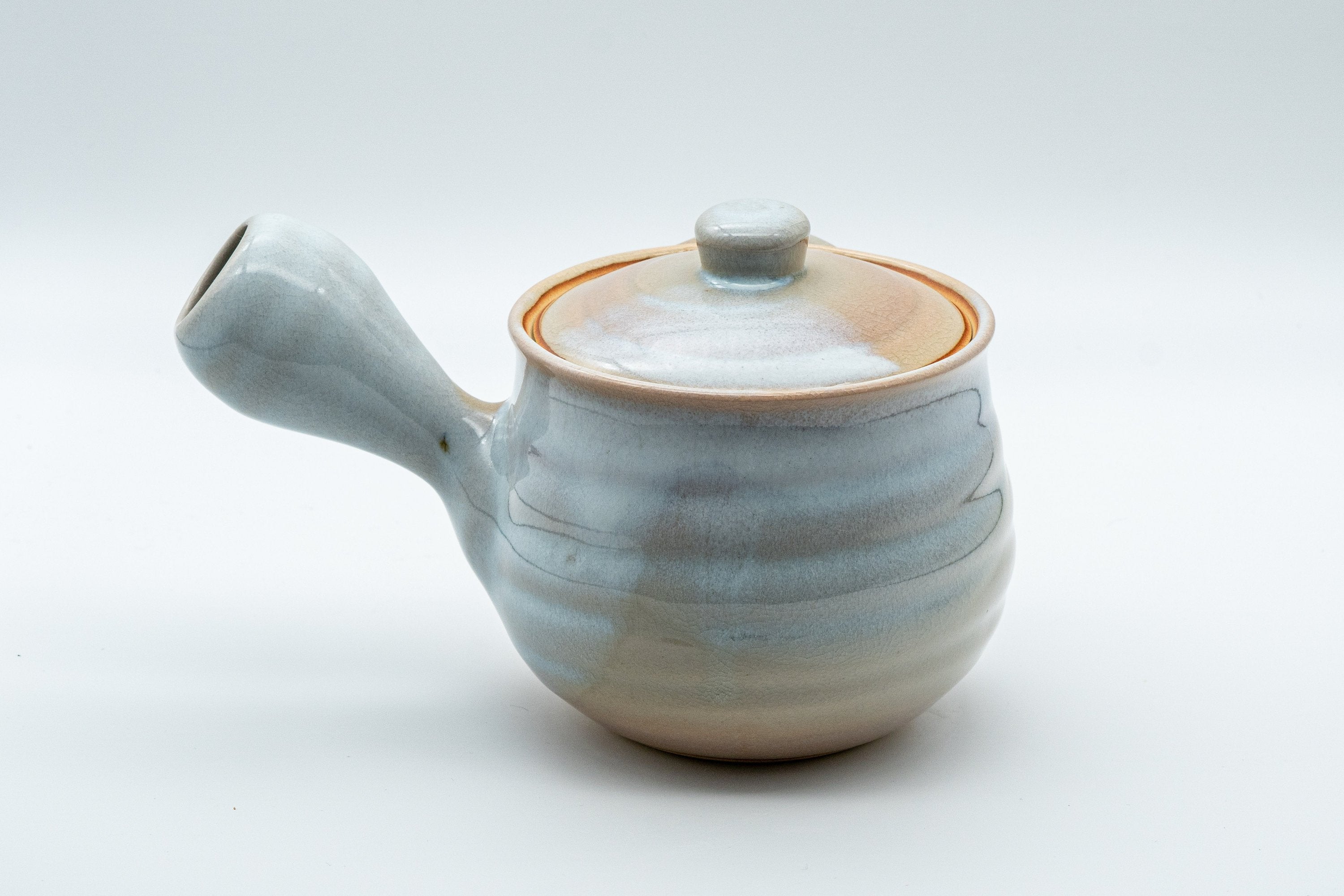 Japanese Kyusu - 椿秀窯 Tsubakihide Hagi-yaki Teapot - 350ml