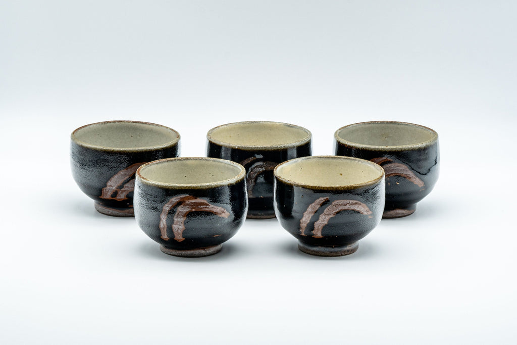 Japanese Tea Set - 陶幸 Do-ake Kyusu with 5 Yunomi - 350ml