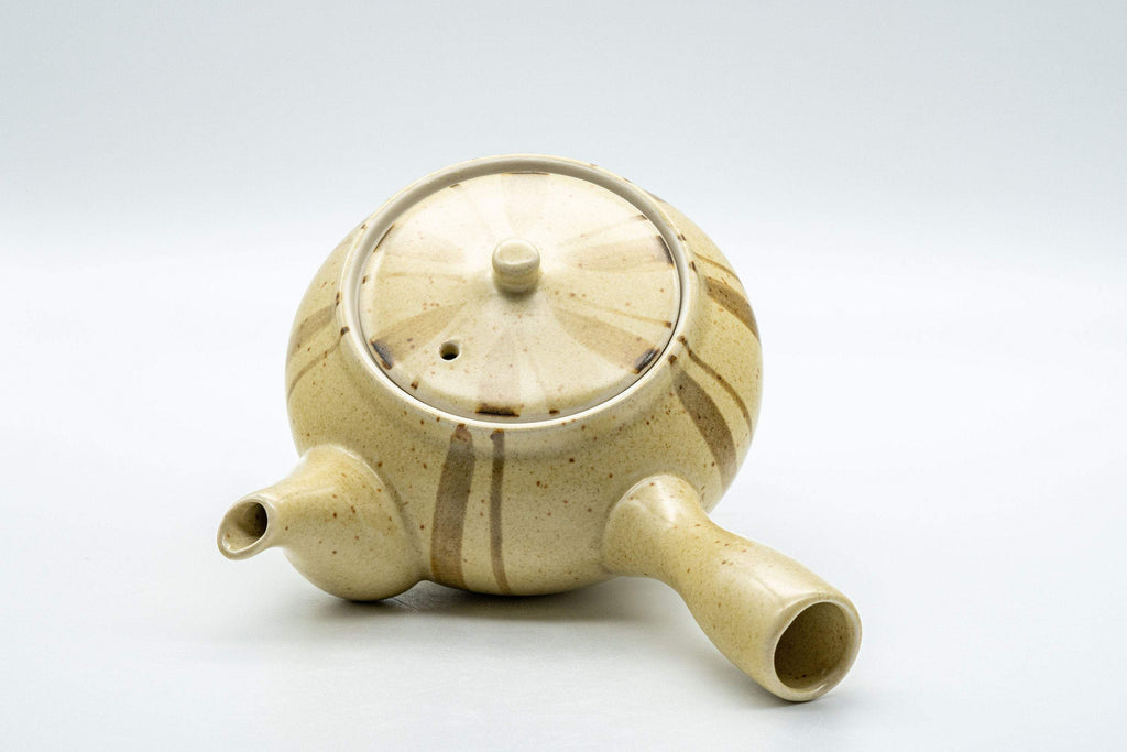 Japanese Kyusu - Striped Hiramaru-gata Debeso Teapot - 275ml