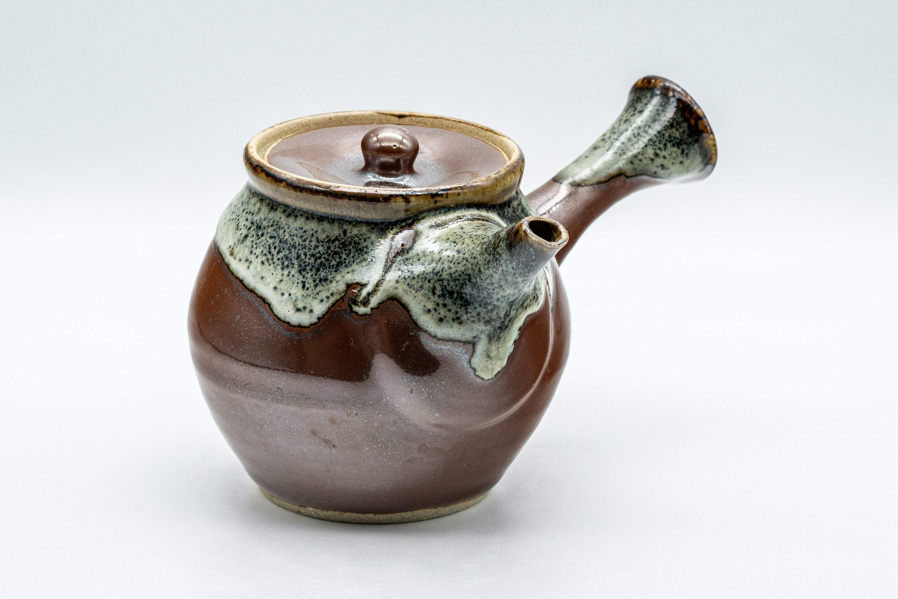 Japanese Tea Set - Maru-gata Do-ake Kyusu with 5 Yunomi