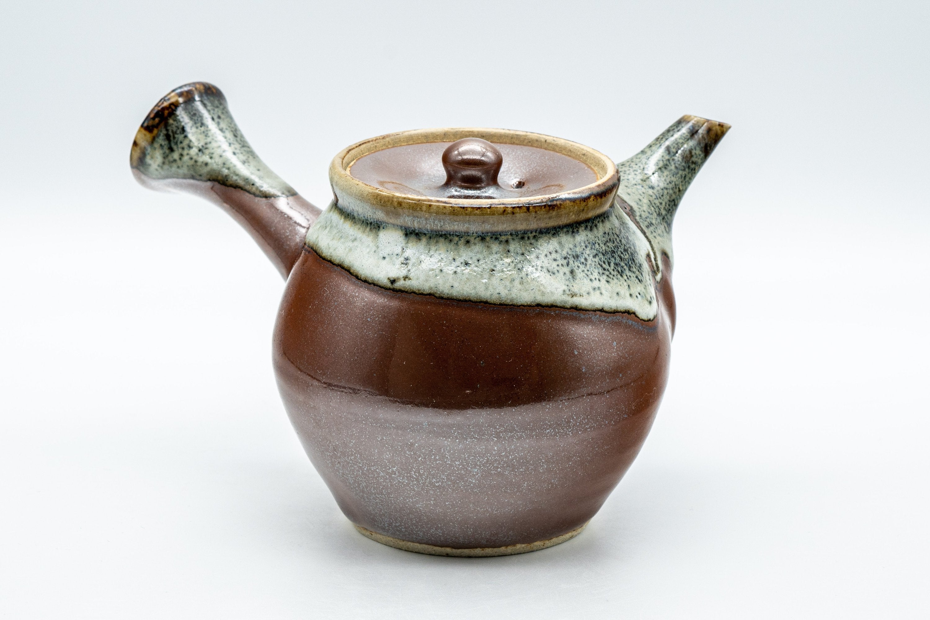Japanese Tea Set - Maru-gata Do-ake Kyusu with 5 Yunomi