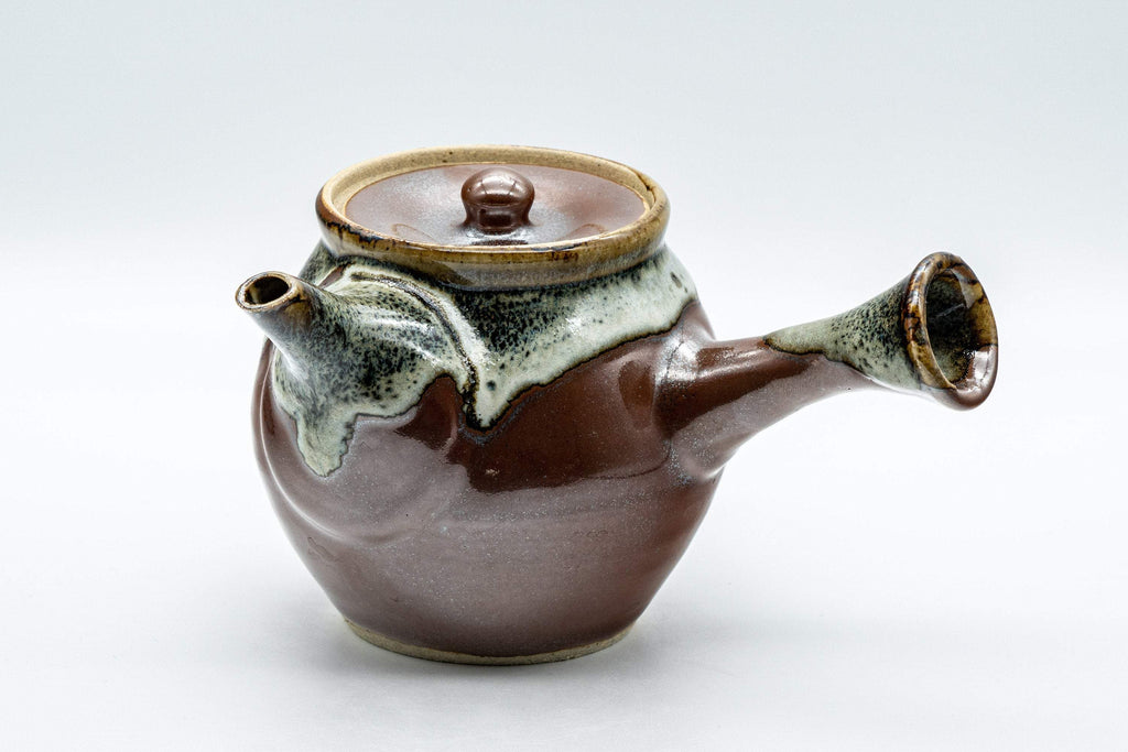 Japanese Tea Set - Maru-gata Do-ake Kyusu with 5 Yunomi