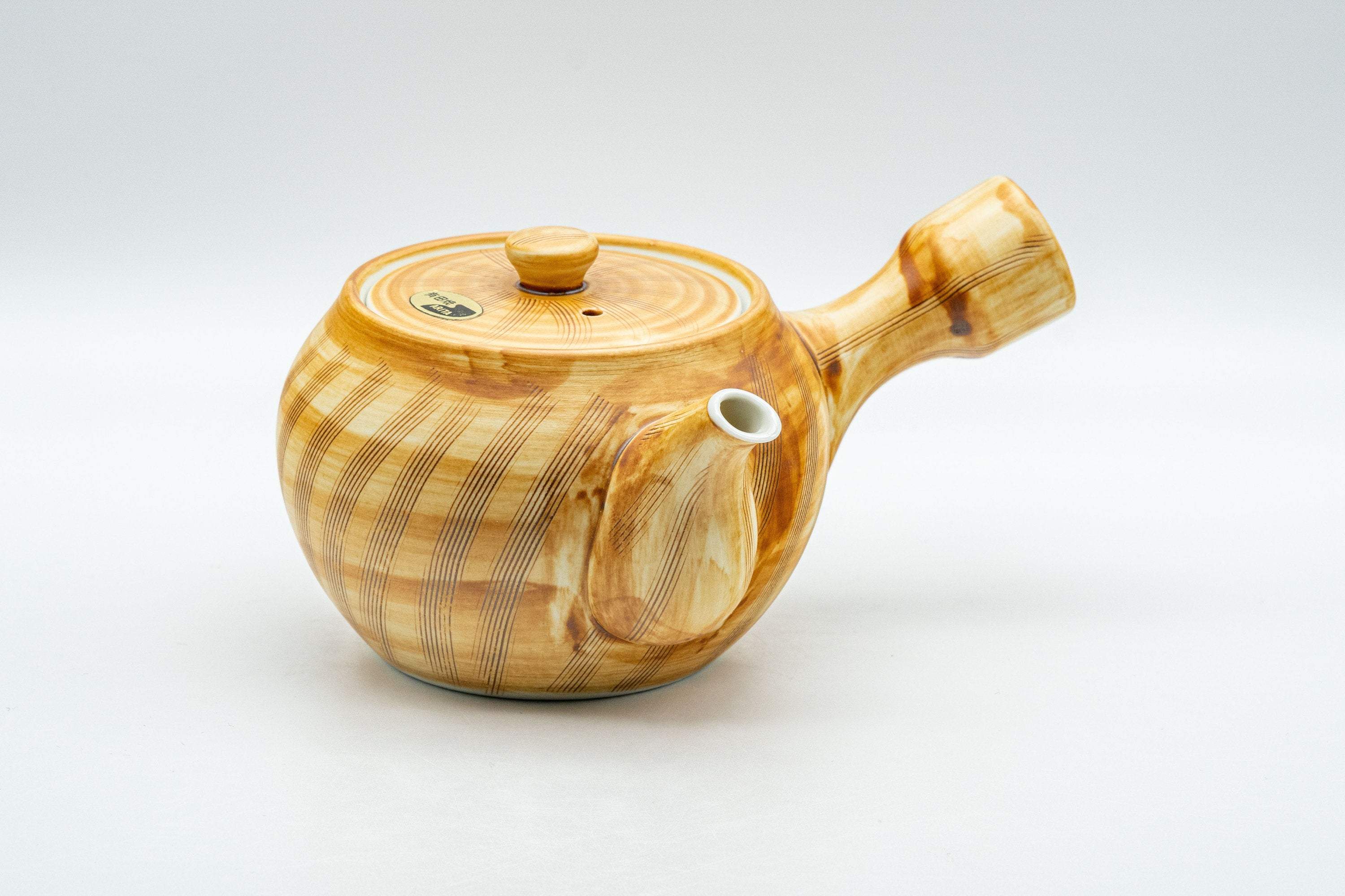 Japanese Tea Set - 有田焼 Porcelain Debeso Kyusu with 5 Yunomi