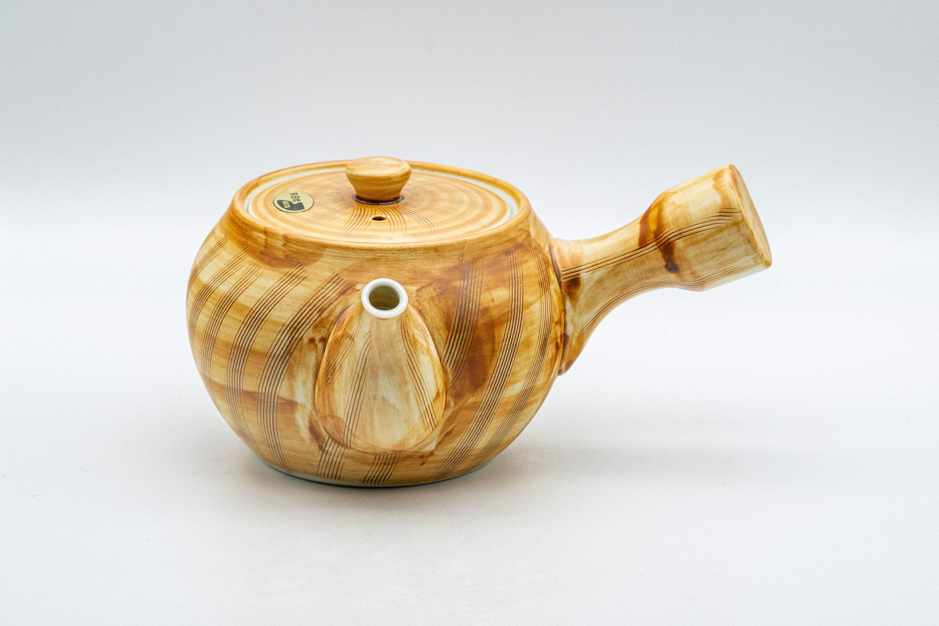 Japanese Tea Set - 有田焼 Porcelain Debeso Kyusu with 5 Yunomi