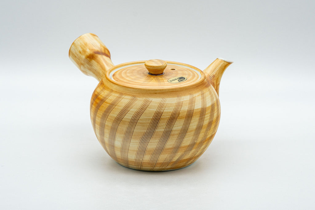 Japanese Tea Set - 有田焼 Porcelain Debeso Kyusu with 5 Yunomi