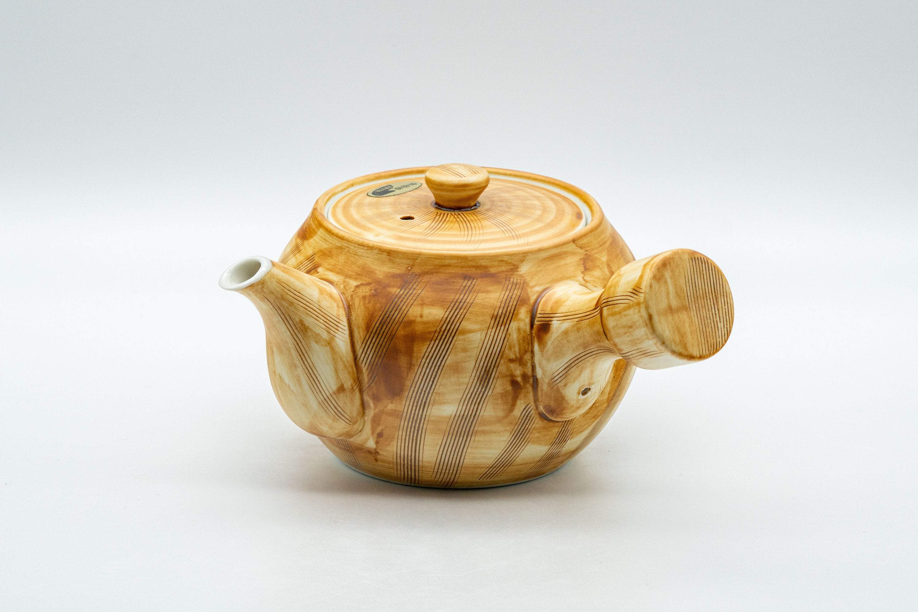 Japanese Tea Set - 有田焼 Porcelain Debeso Kyusu with 5 Yunomi