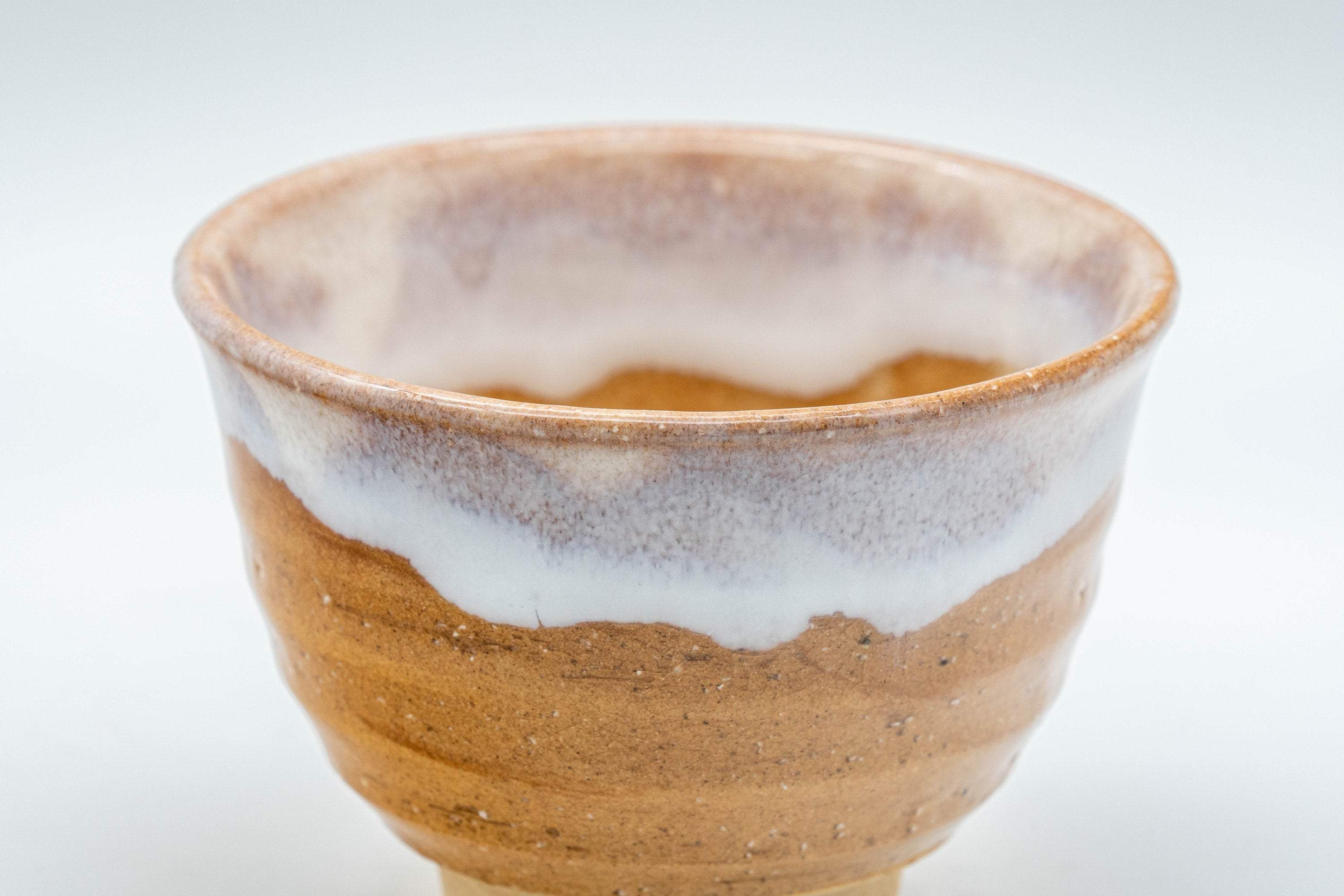 Japanese Tea Set - 萩殿窯 Hagi-yaki Houhin-style Do-ake Kyusu with 5 Senchawan - 450ml