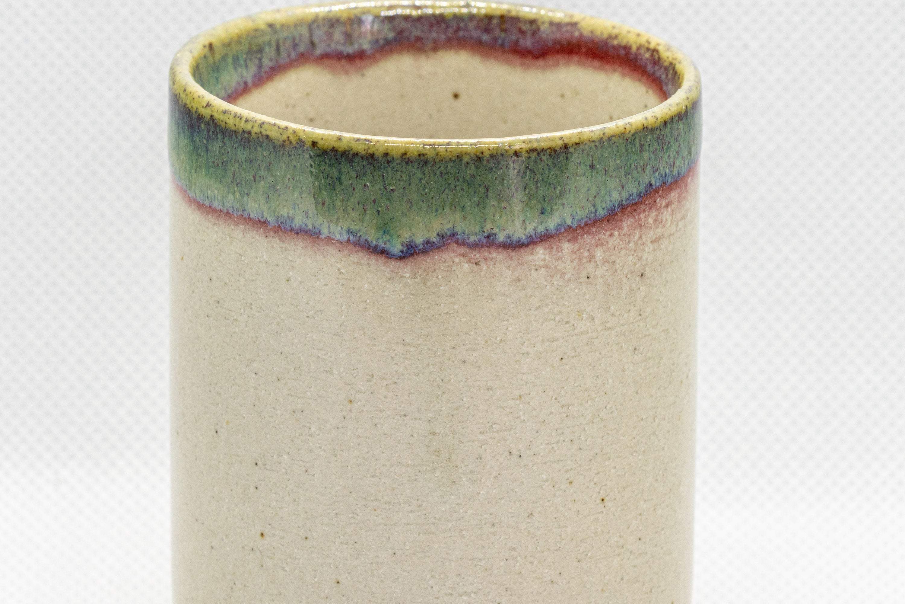 Japanese Teacup - Drip-Glazed Agano-yaki Yunomi - 165ml