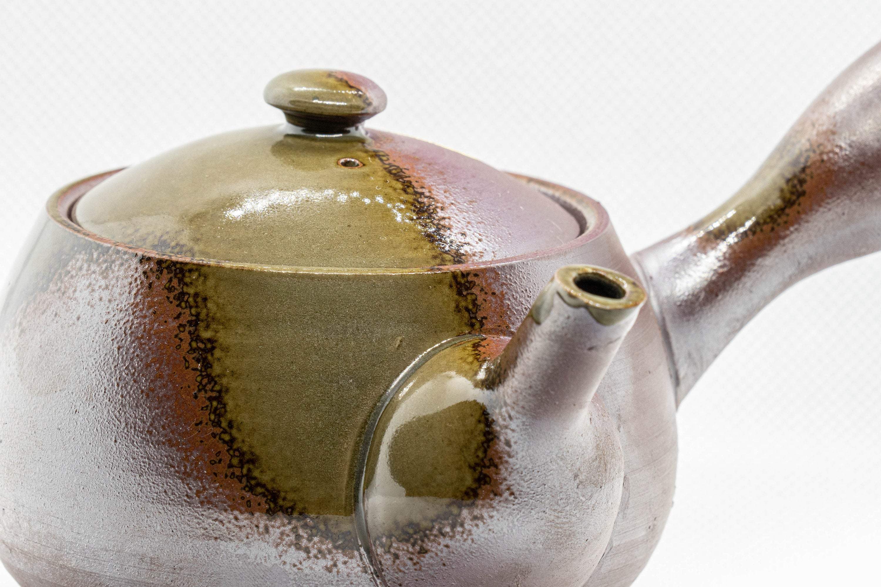 Japanese Kyusu - 萬古焼 Banko-yaki Ceramic Teapot - 300ml
