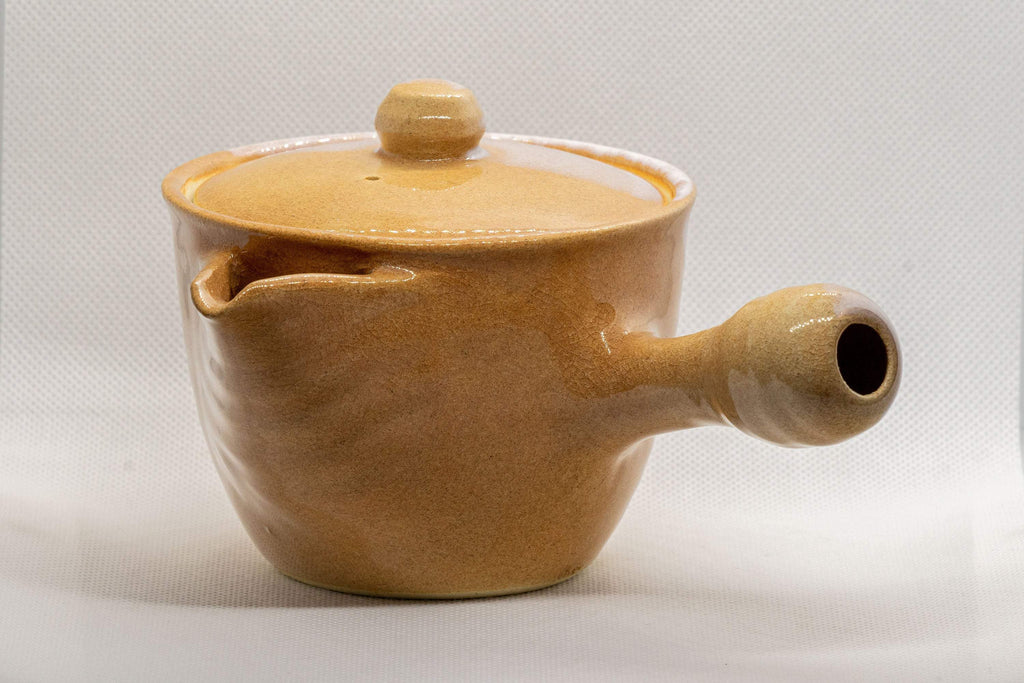Japanese Kyusu - Houhin-style Hagi-yaki Do-ake Teapot - 300ml