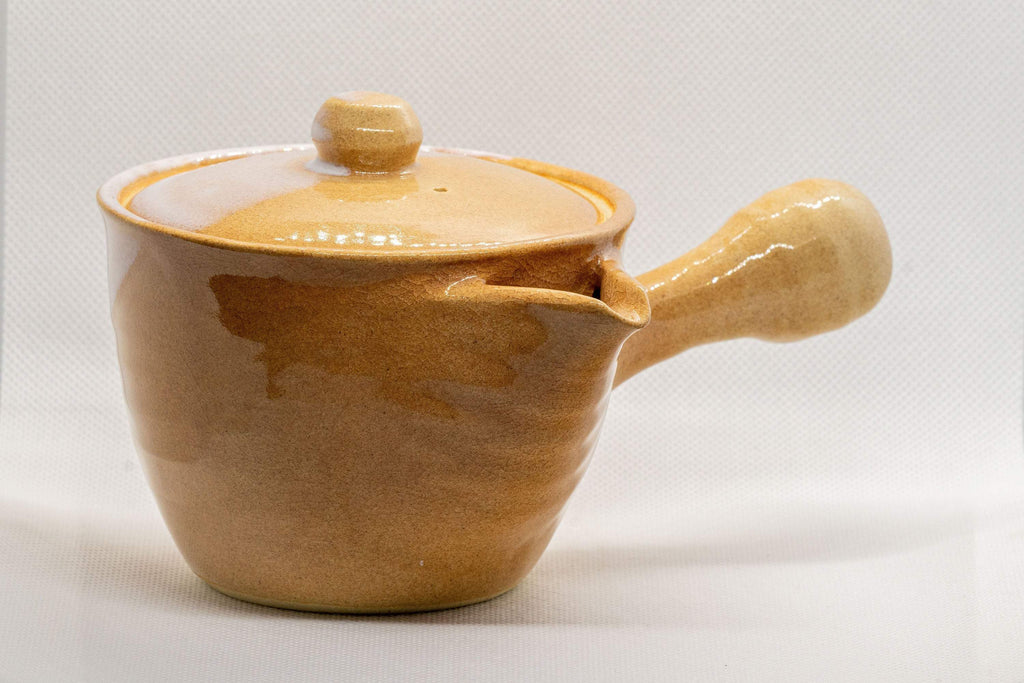 Japanese Kyusu - Houhin-style Hagi-yaki Do-ake Teapot - 300ml