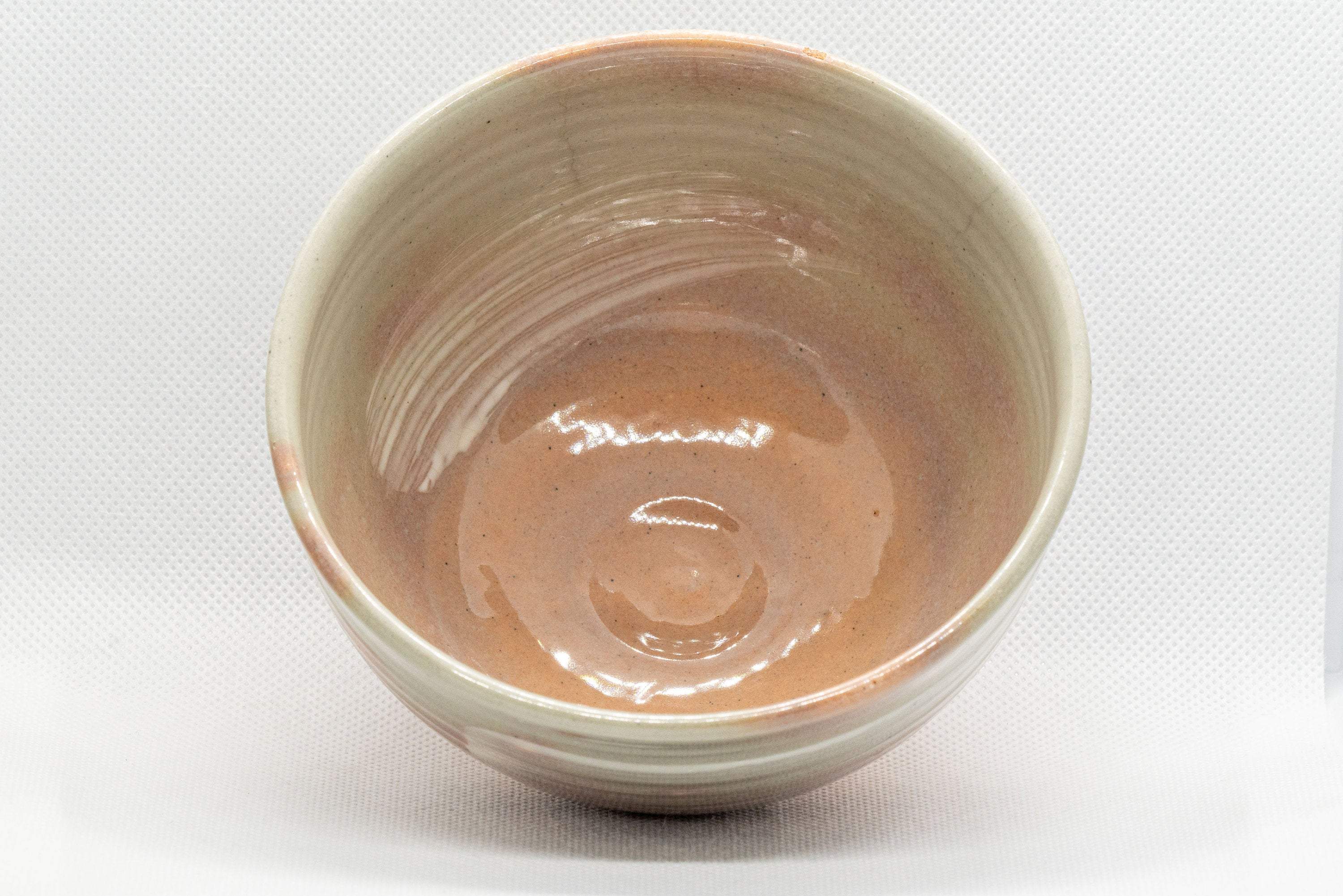 Japanese Matcha Bowl - Shigaraki-yaki Gohonte Wan-nari Chawan - Nishio Kashu