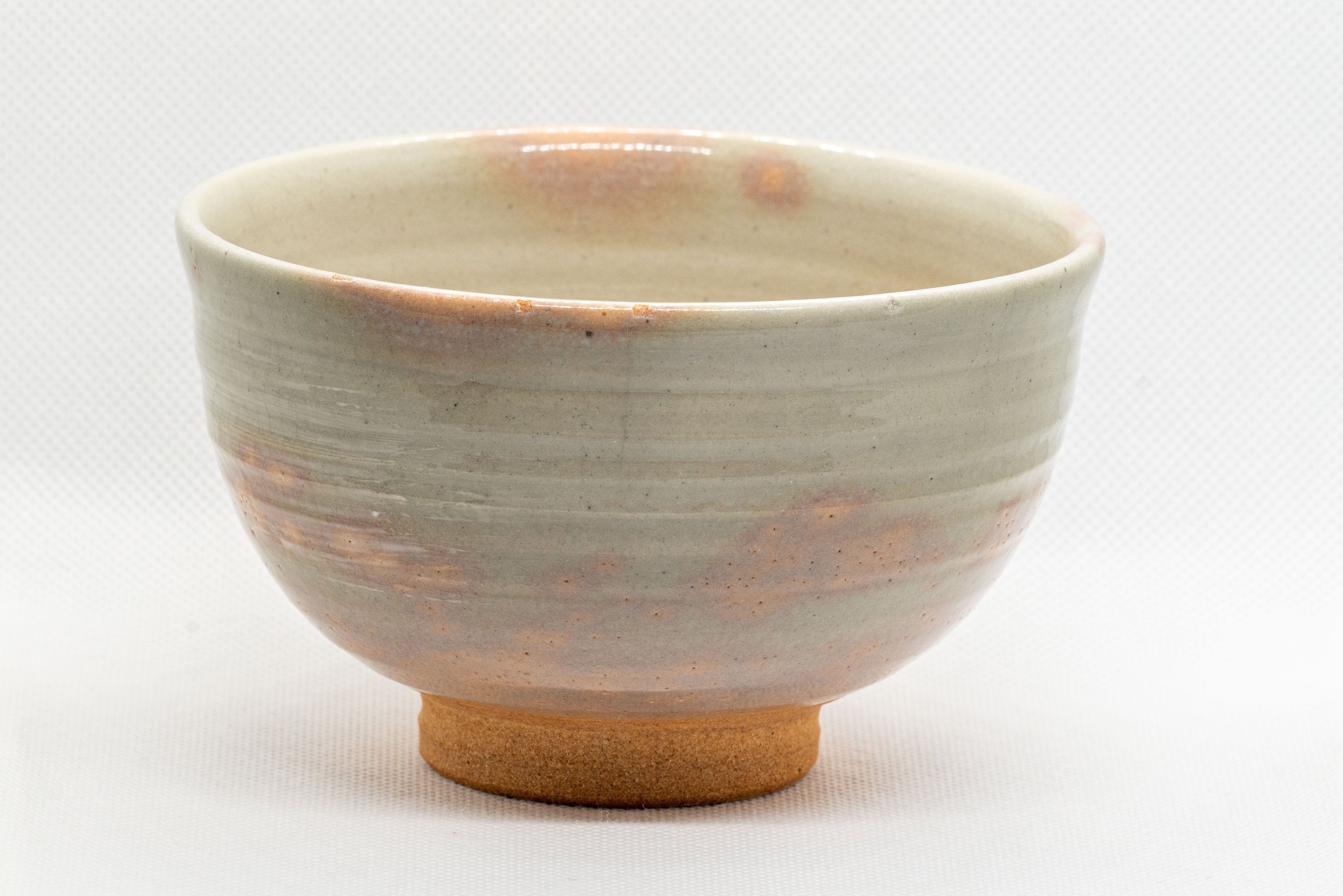 Japanese Matcha Bowl - Shigaraki-yaki Gohonte Wan-nari Chawan - Nishio Kashu