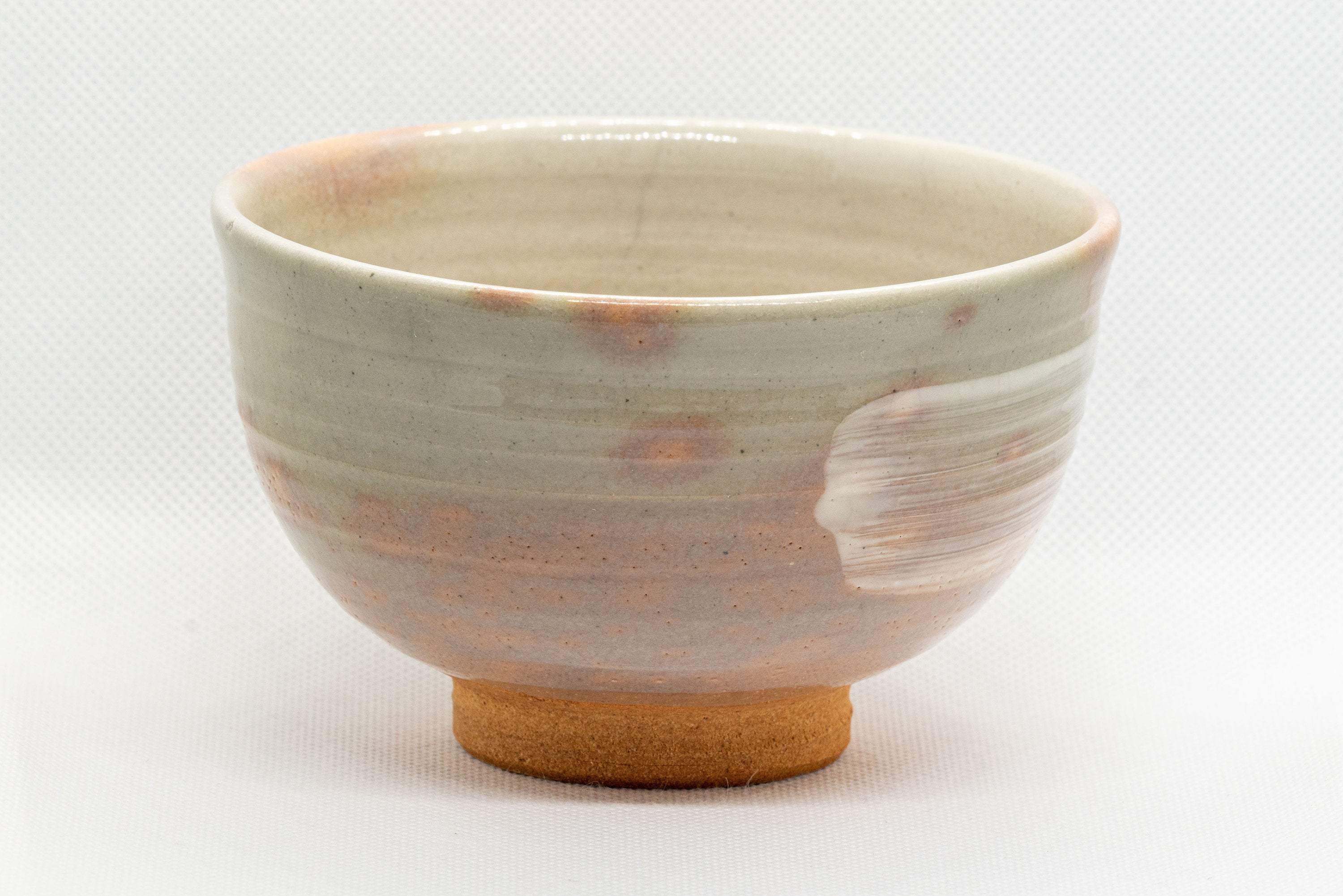 Japanese Matcha Bowl - Shigaraki-yaki Gohonte Wan-nari Chawan - Nishio Kashu