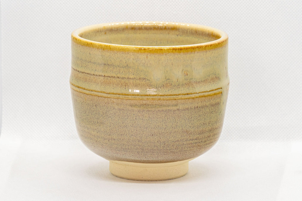 Japanese Matcha Bowl - 赤膚山 Akiyama Kiln Tsutsu-gata Akahada-yaki Chawan - 475ml