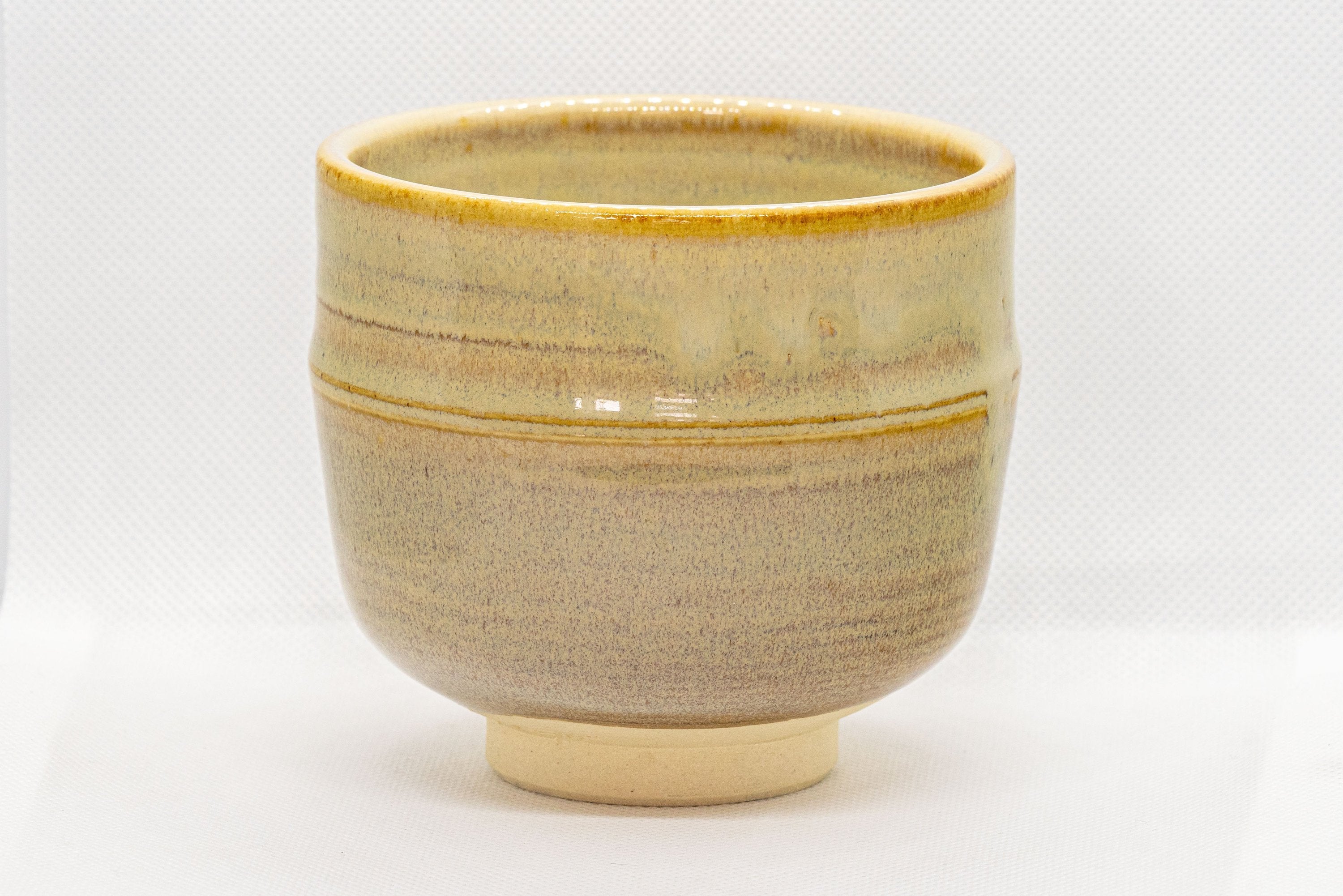 Japanese Matcha Bowl - 赤膚山 Akiyama Kiln Tsutsu-gata Akahada-yaki Chawan - 475ml