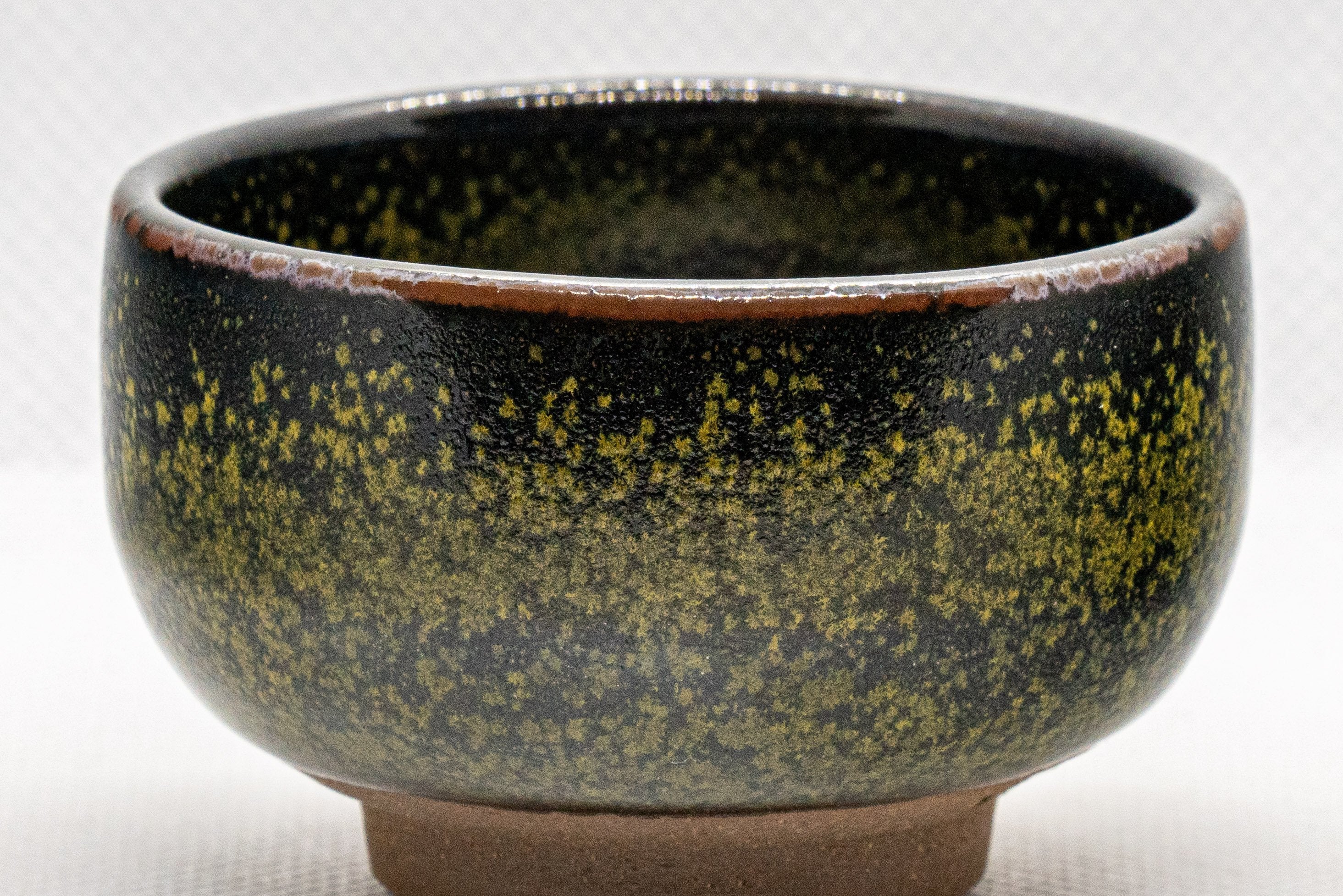 Japanese Teacups - Set of 5 Tenmoku Glazed Guinomi - 50ml