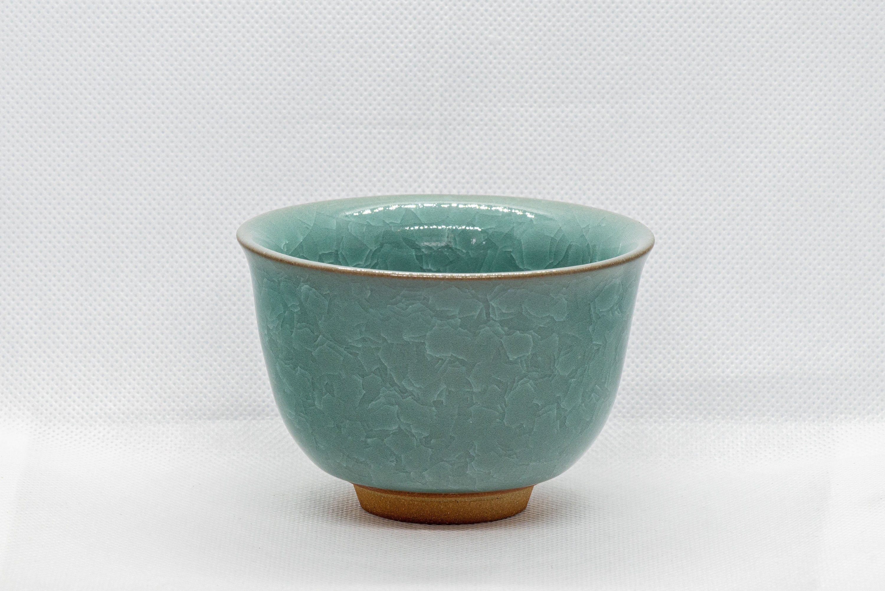 Japanese Teacup - Tachikichi (橘吉) Robin's Egg Blue Celadon Yunomi - 160ml