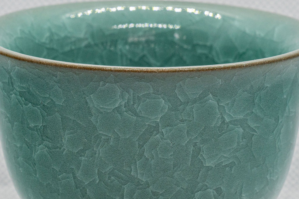 Japanese Teacup - Tachikichi (橘吉) Robin's Egg Blue Celadon Yunomi - 160ml