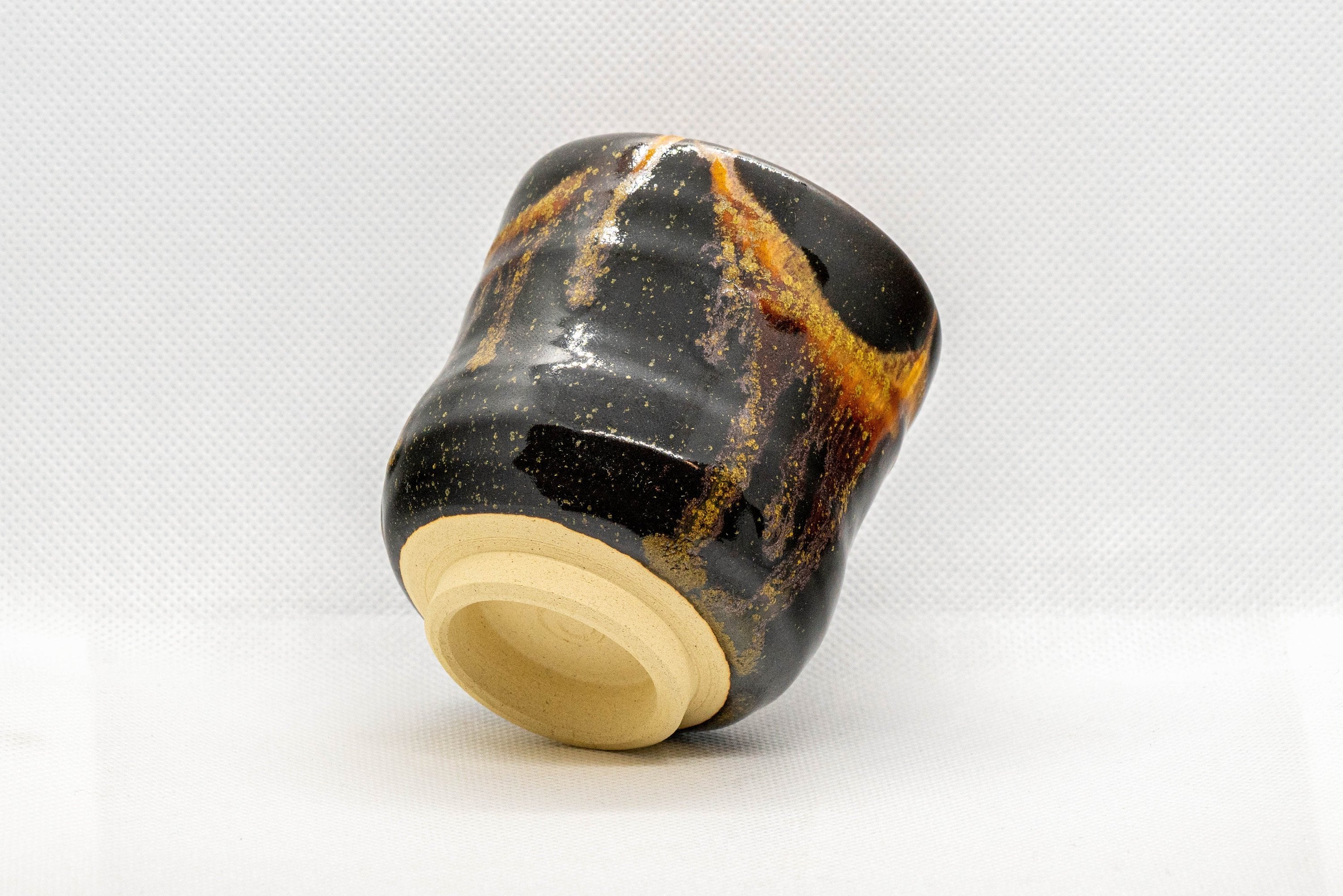 Japanese Teacup - Drip-Glazed Tsutsu-gata Yunomi - 160ml