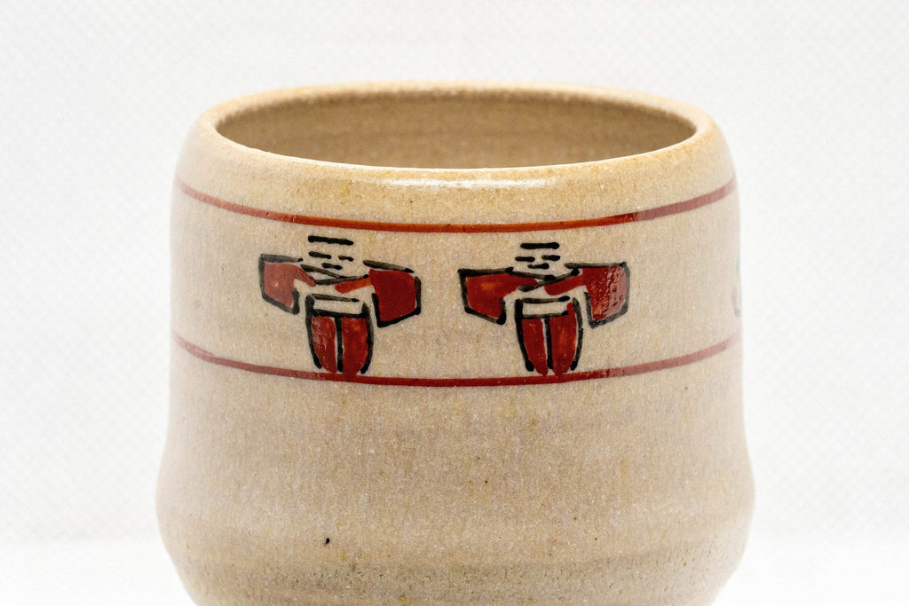 Japanese Teacup - Akahada-yaki Tsutsu-gata Yunomi - 180ml