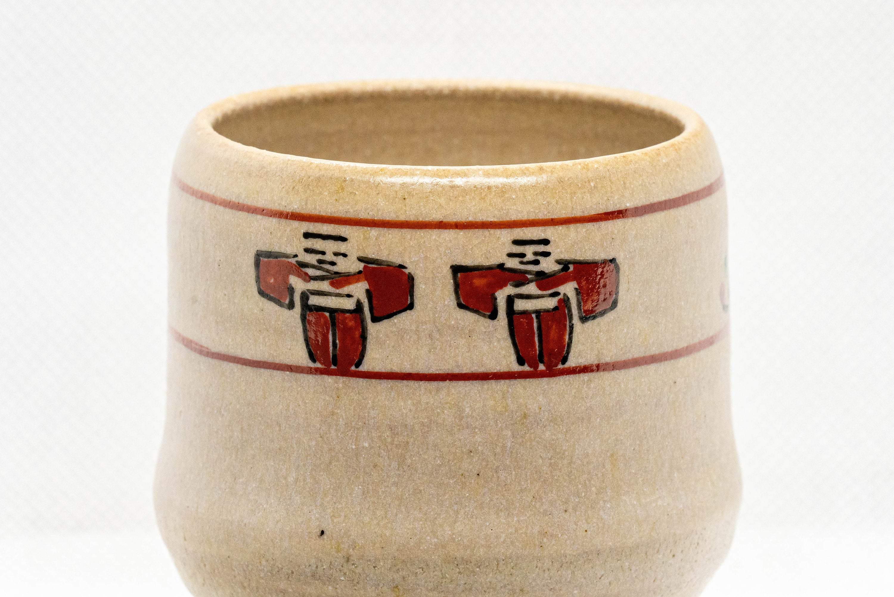 Japanese Teacup - Akahada-yaki Tsutsu-gata Yunomi - 180ml