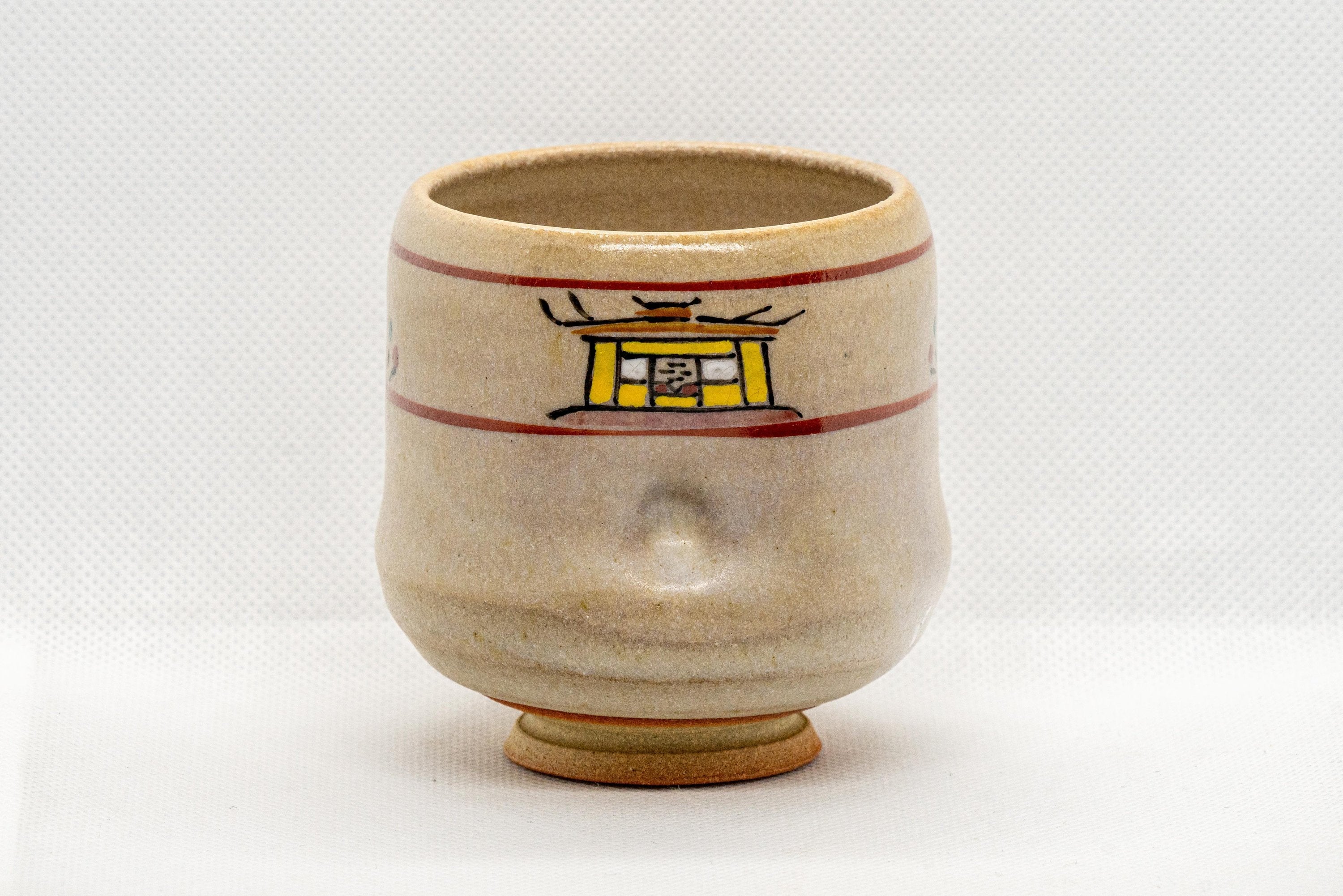 Japanese Teacup - Akahada-yaki Tsutsu-gata Yunomi - 180ml