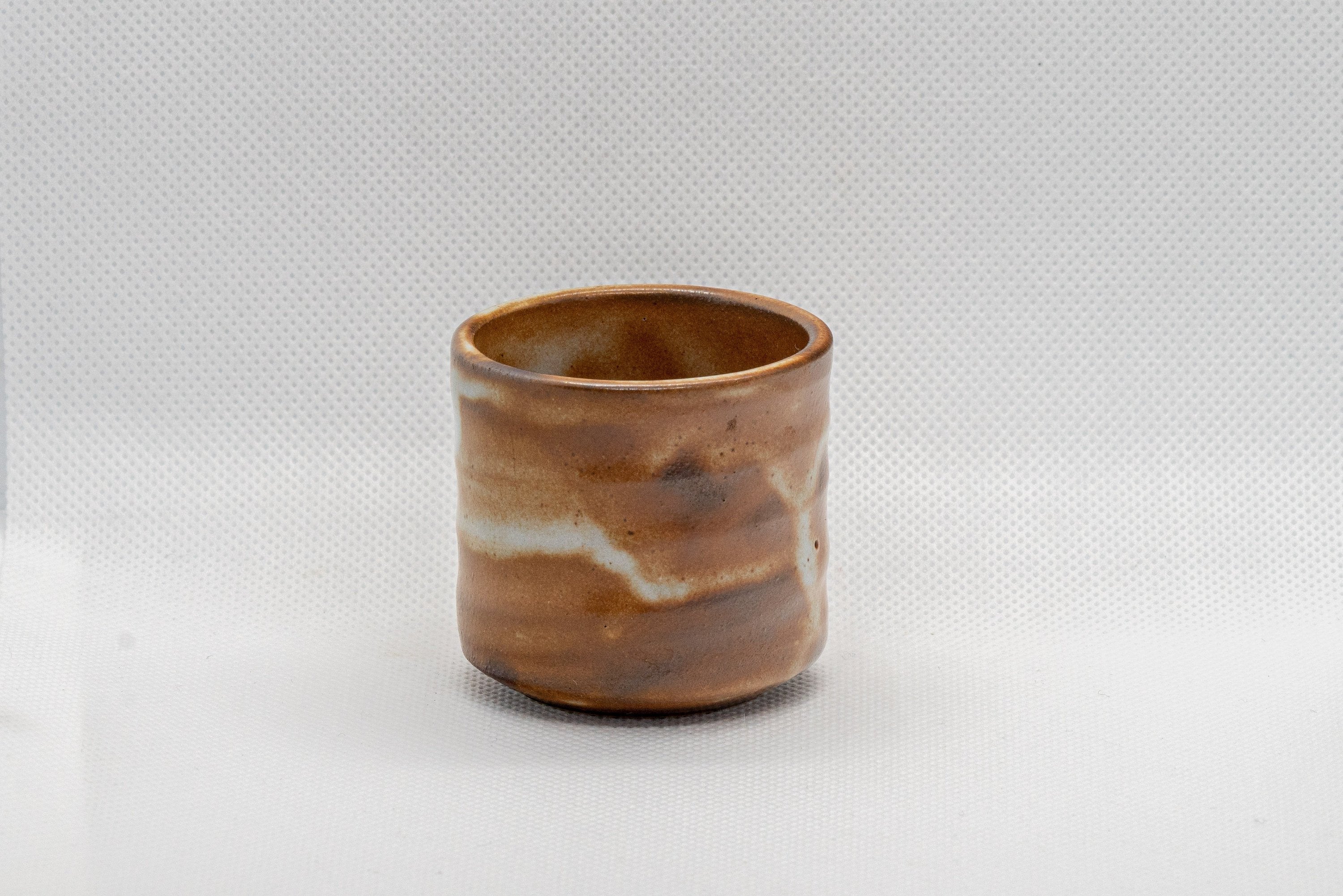 Japanese Teacup - Shine Glazed Tsutsu-gata Guinomi - 55ml