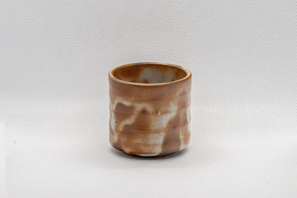 Japanese Teacup - Shine Glazed Tsutsu-gata Guinomi - 55ml