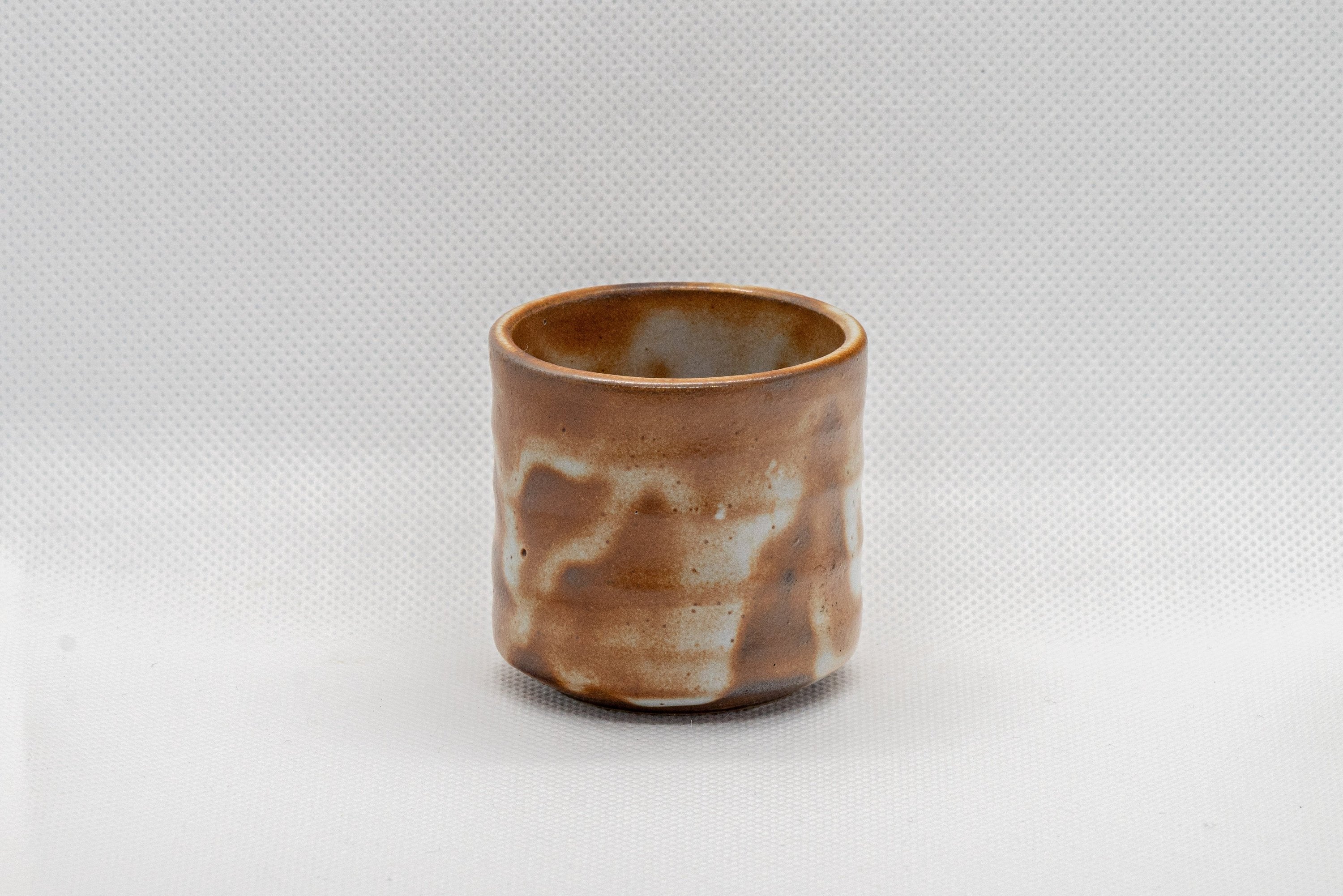 Japanese Teacup - Shine Glazed Tsutsu-gata Guinomi - 55ml