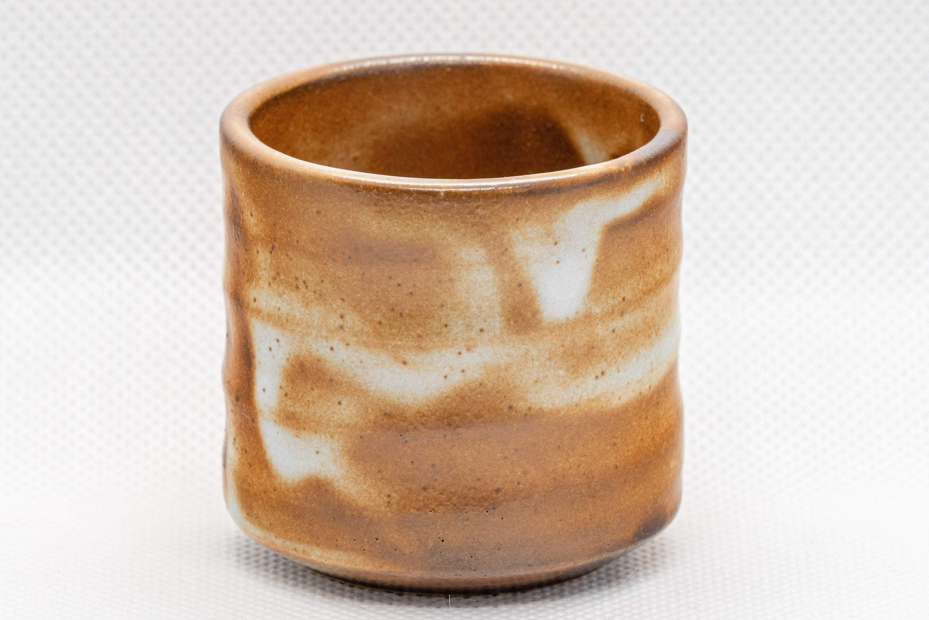 Japanese Teacup - Shine Glazed Tsutsu-gata Guinomi - 55ml