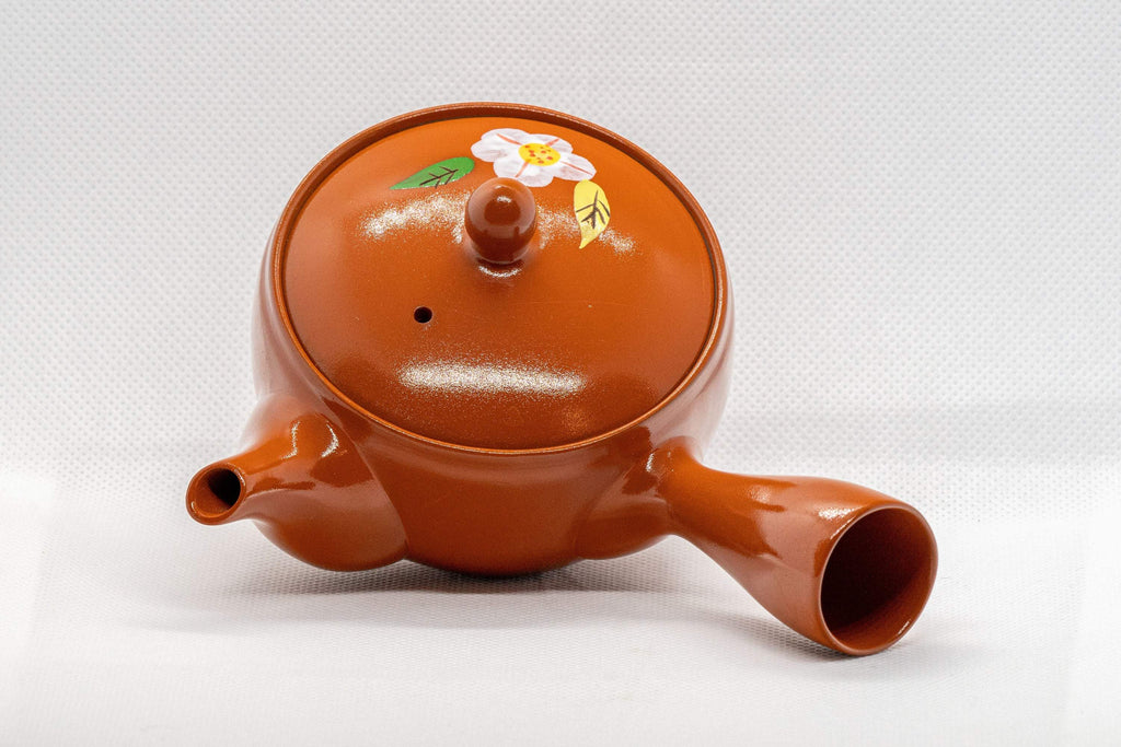 Japanese Kyusu - Plum Blossom Tokoname-yaki Teapot - 170ml