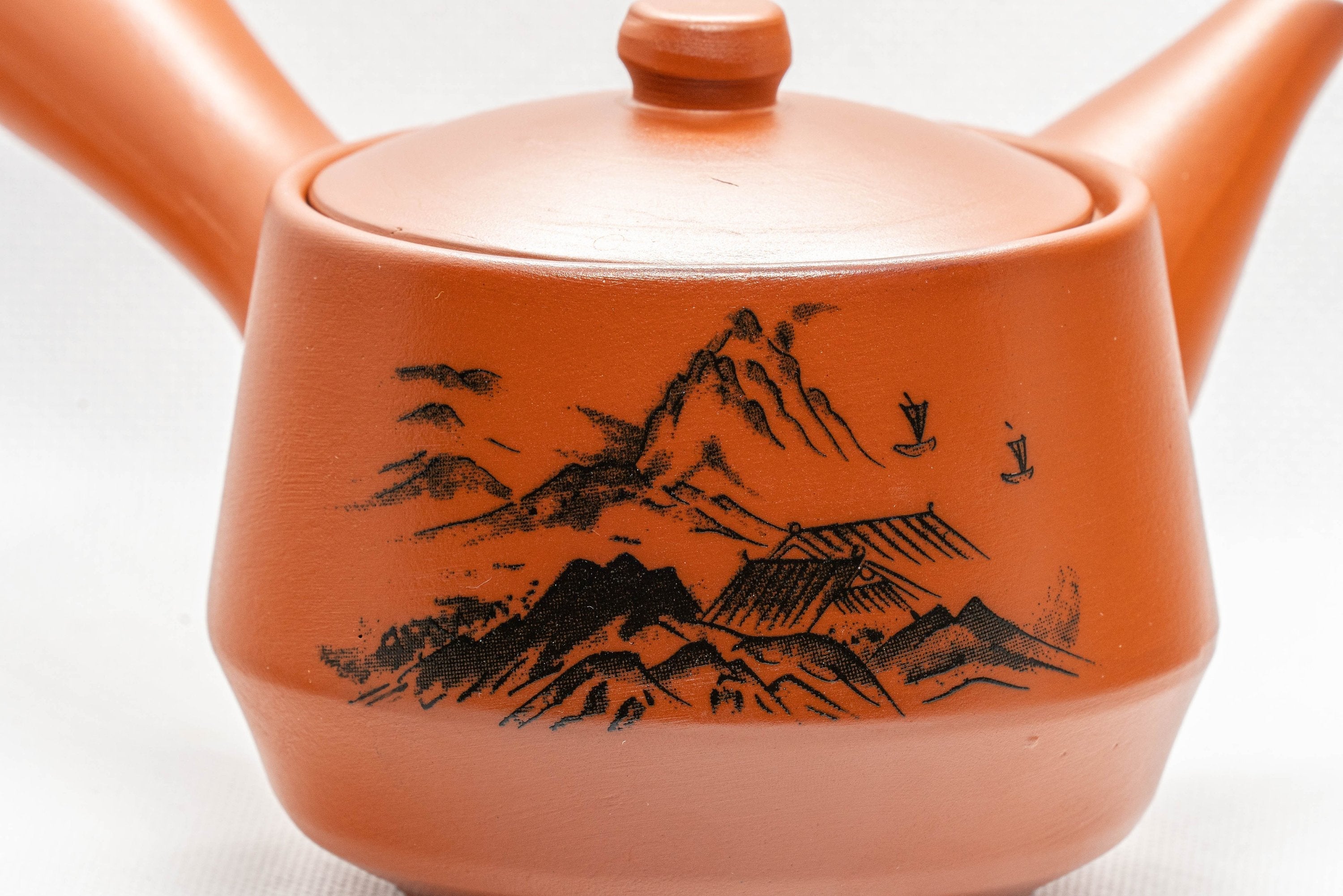 Japanese Kyusu - Mountainous Tokoname-yaki Debeso Teapot - 280ml