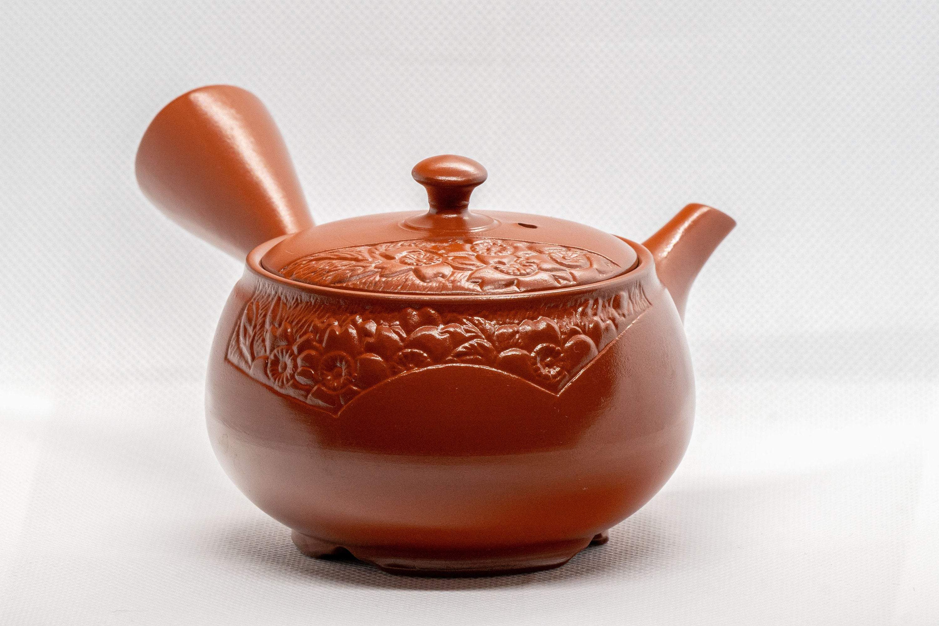 Japanese Kyusu - Floral Tokoname-yaki Teapot - 275ml