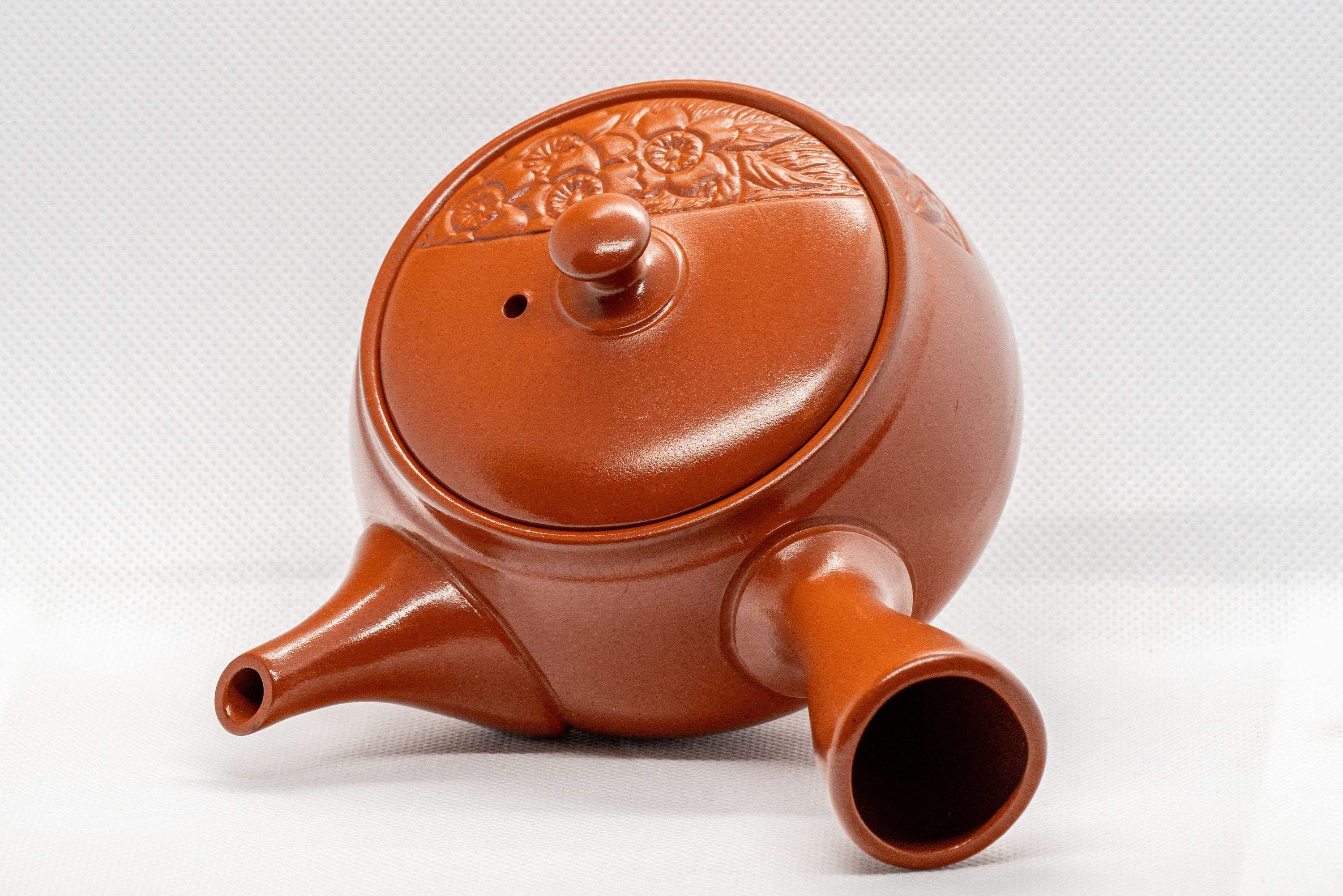 Japanese Kyusu - Floral Tokoname-yaki Teapot - 275ml